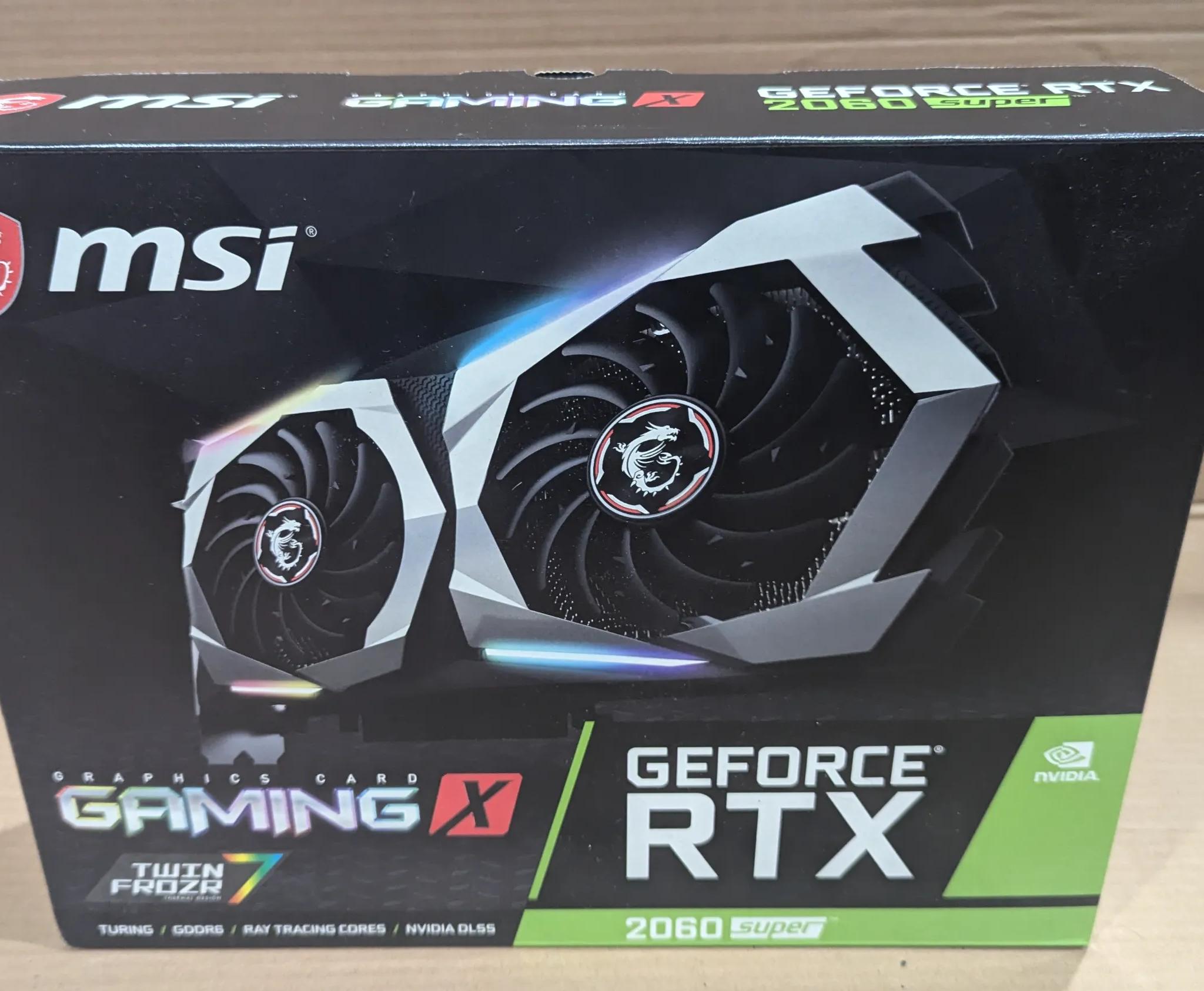 MSI RTX 2060 Super, light use, near perfect