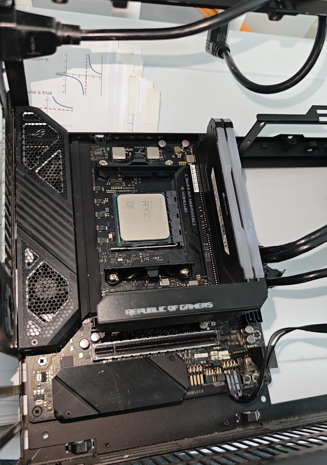 SFF Component Combo:  5950x, 32gb ram, ROG Crosshair VIII Impact, 2xsn850 1tb drives