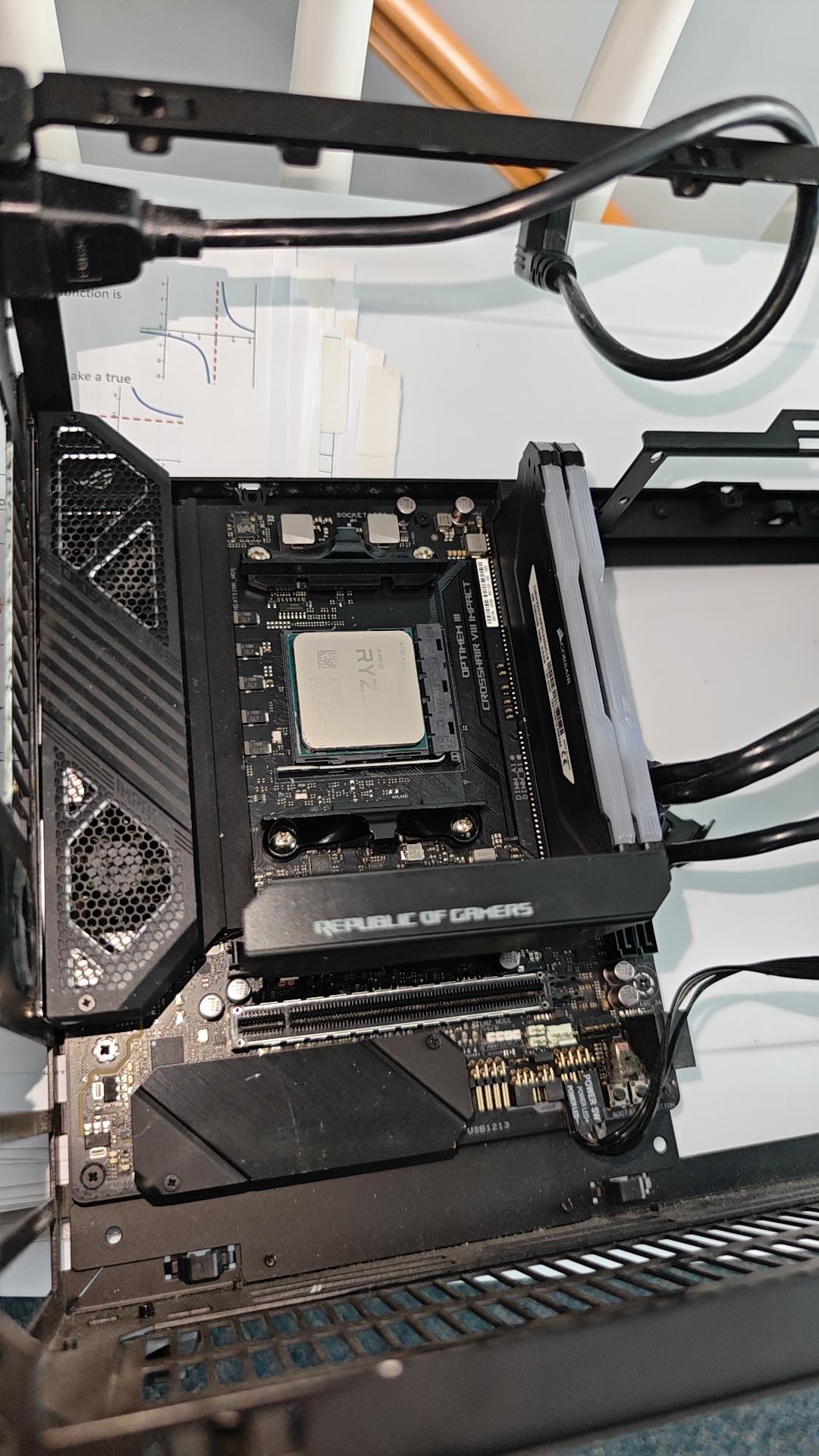 SFF Component Combo:  5950x, 32gb ram, ROG Crosshair VIII Impact, 2xsn850 1tb drives