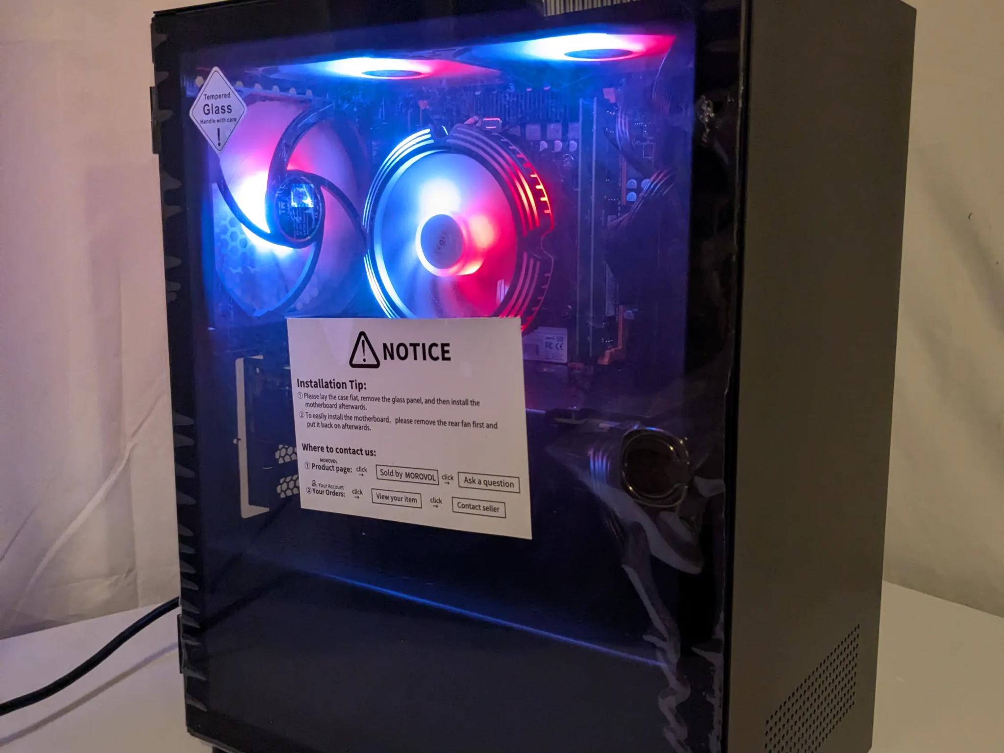 🎮 Budget Gaming PC - RX 570 8GB | Xeon 2630 V4 | 16GB RAM | 500GB NVMe | Win 11 🎮