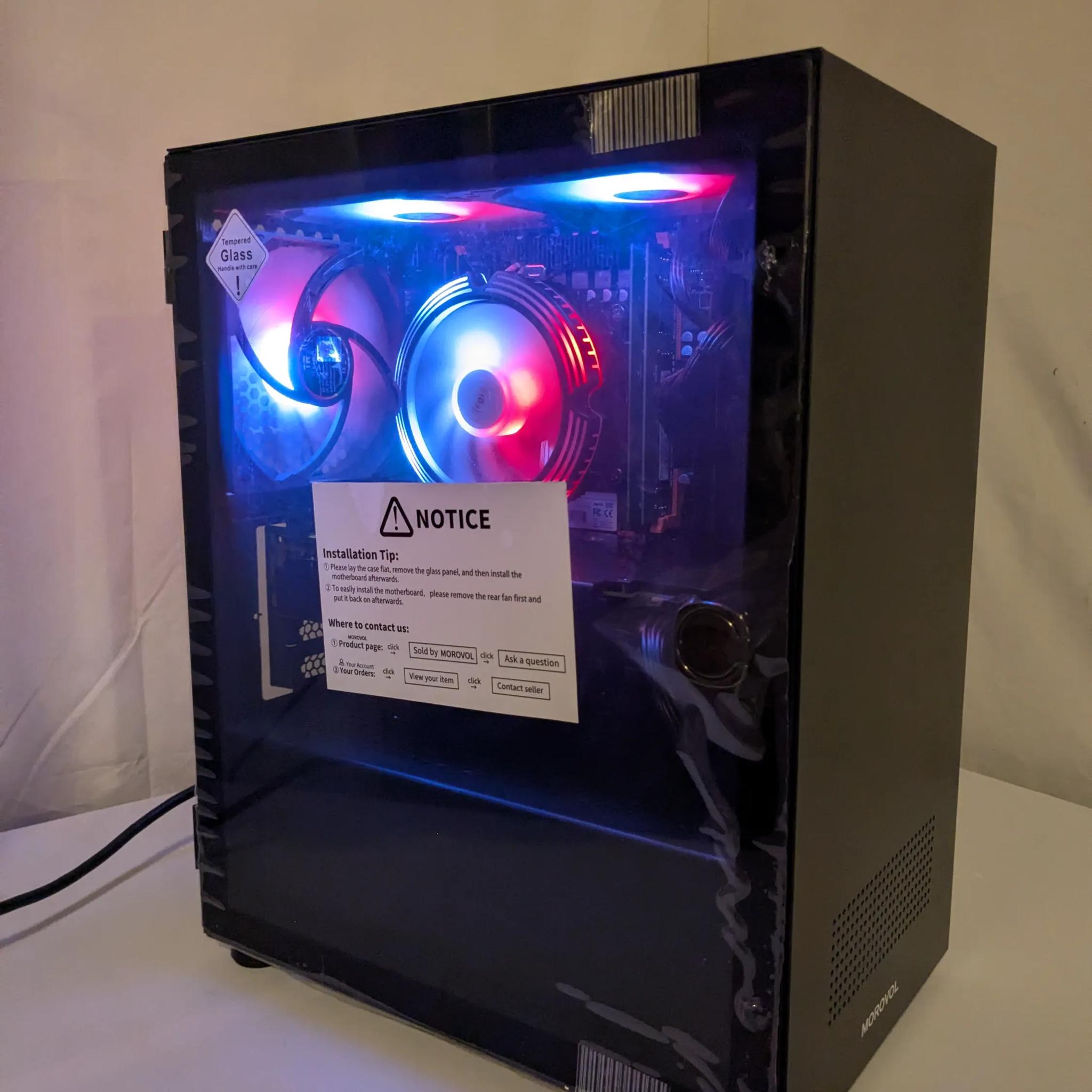 🎮 Budget Gaming PC - RX 570 8GB | Xeon 2630 V4 | 16GB RAM | 500GB NVMe | Win 11 🎮