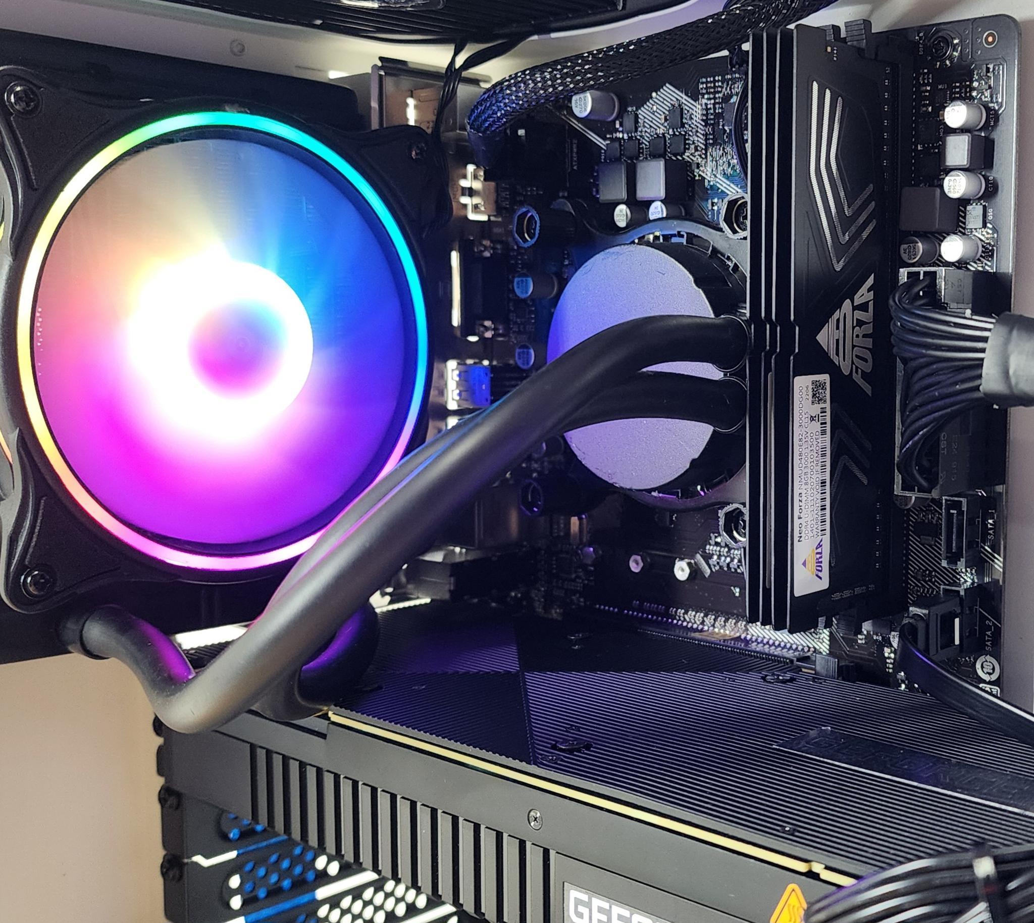 Gaming PC i7-10700F 16GB RAM 512GB SSD RTX 2070 SUPER 8GB Windows 11 Computer