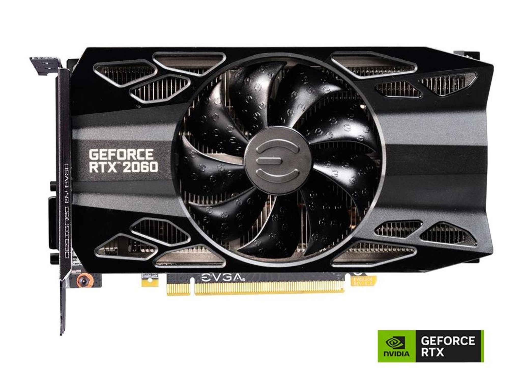 EVGA XC Black Gaming GeForce RTX 2060 Single-Fan 6GB GDDR6 PCIe Graphics Card