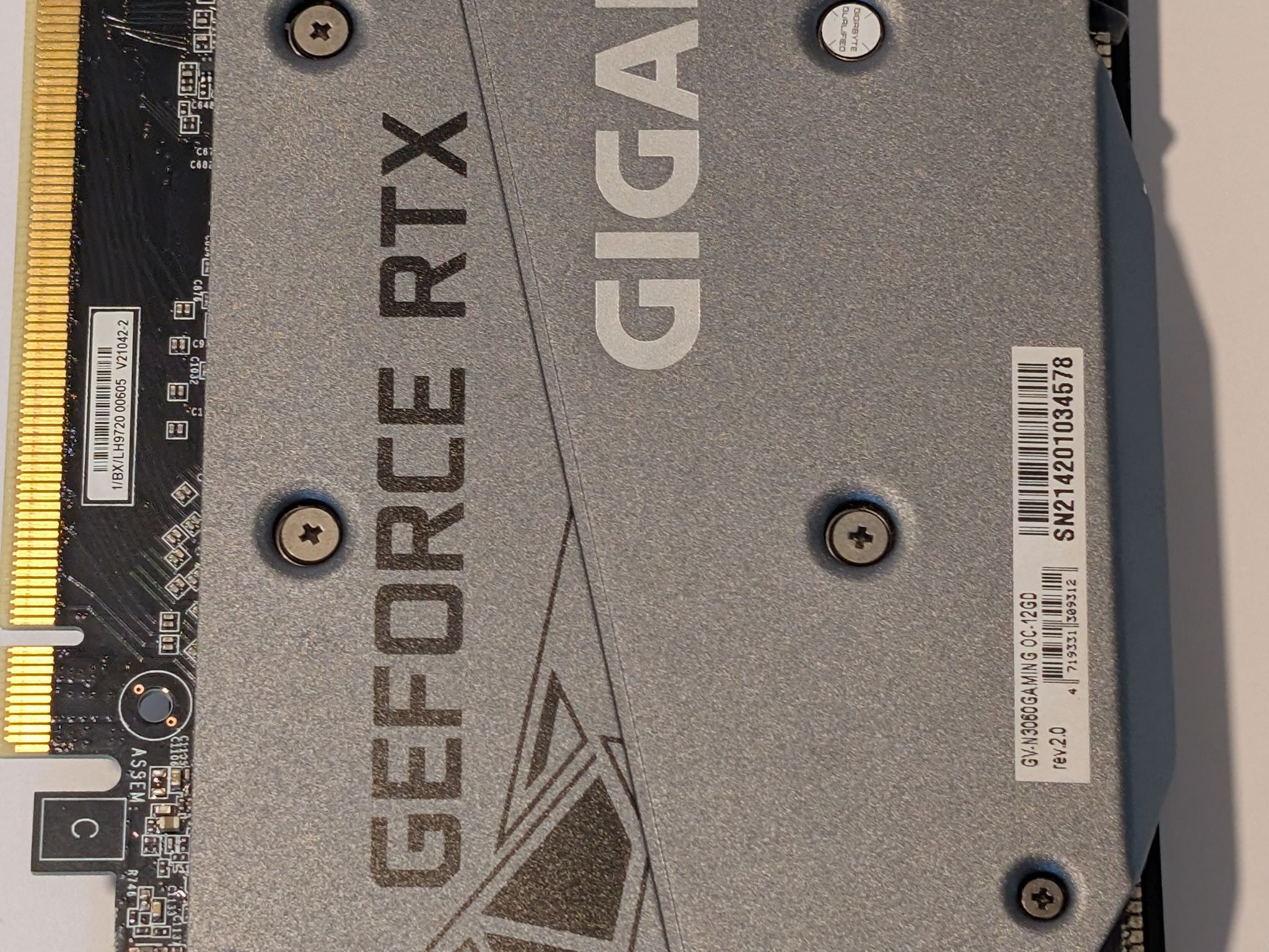 Very Good Condition- Gigabyte Nvidia GeForce RTX 3060 OC 12GB GDDR6