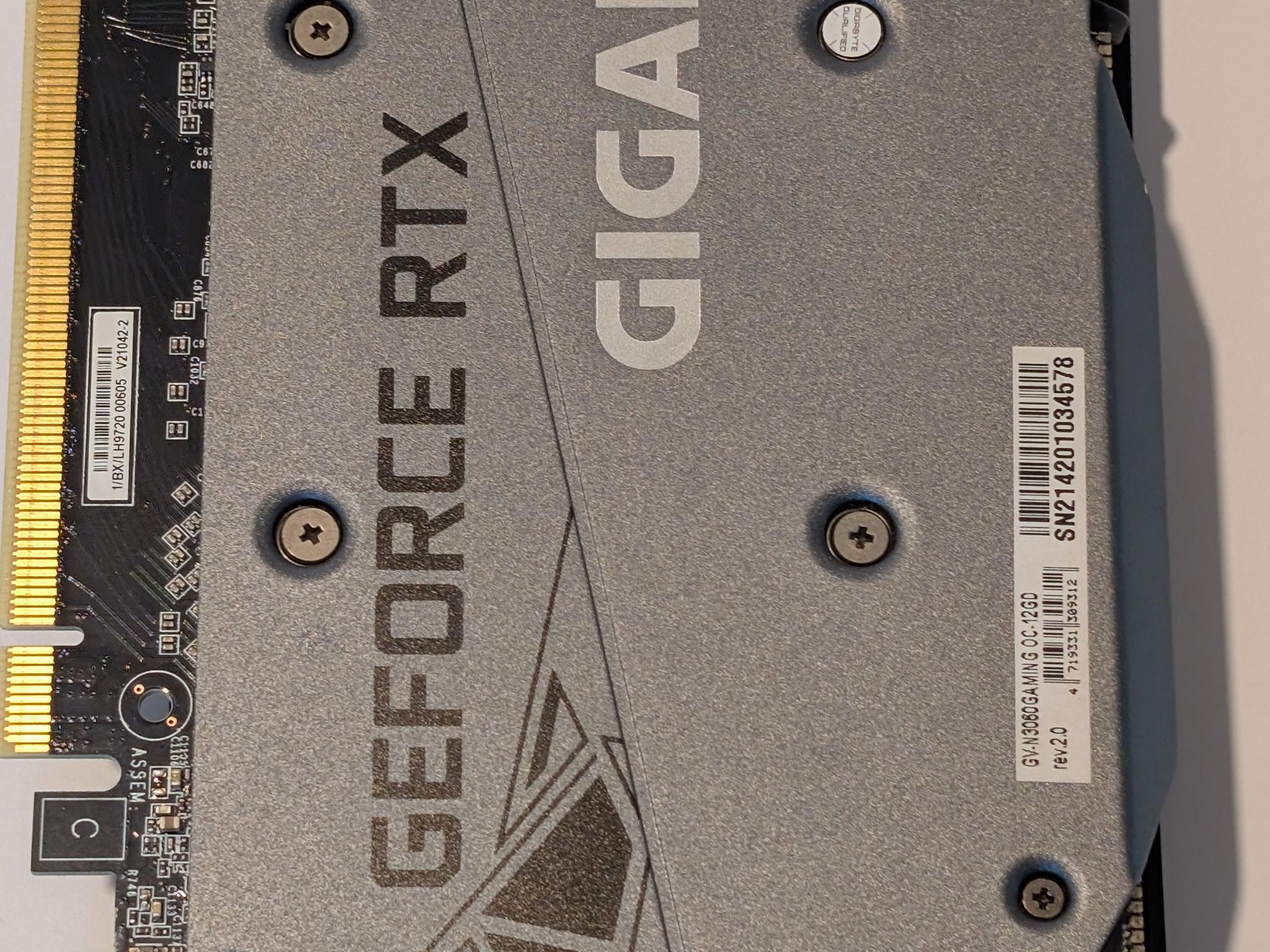 Very Good Condition- Gigabyte Nvidia GeForce RTX 3060 OC 12GB GDDR6