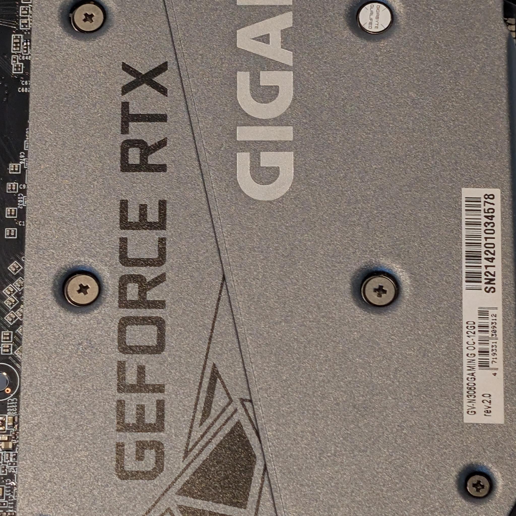 Very Good Condition- Gigabyte Nvidia GeForce RTX 3060 OC 12GB GDDR6
