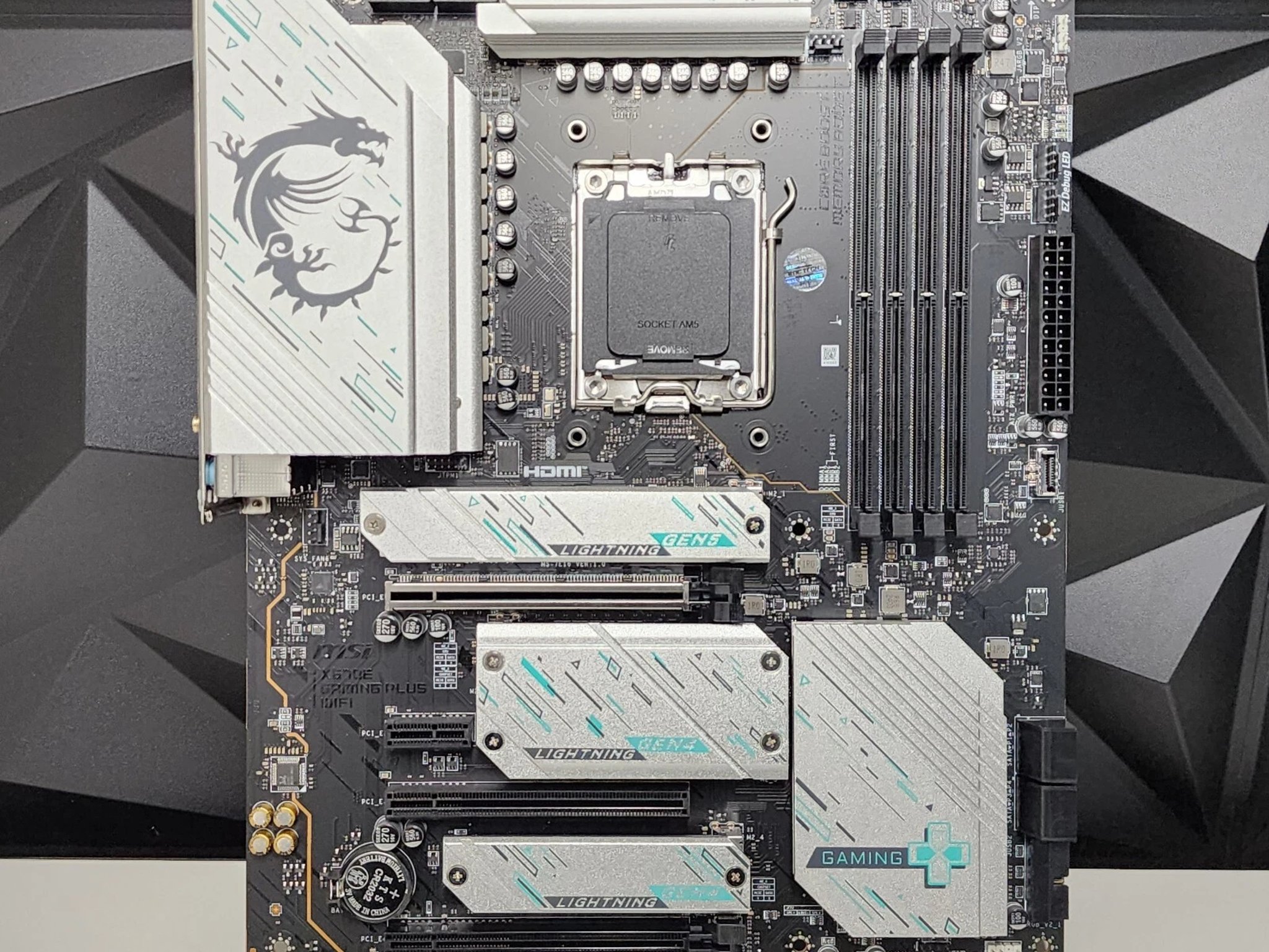 UPDATED BIOS MSI X670E GAMING PLUS WIFI AM5 DDR5 ATX Motherboard