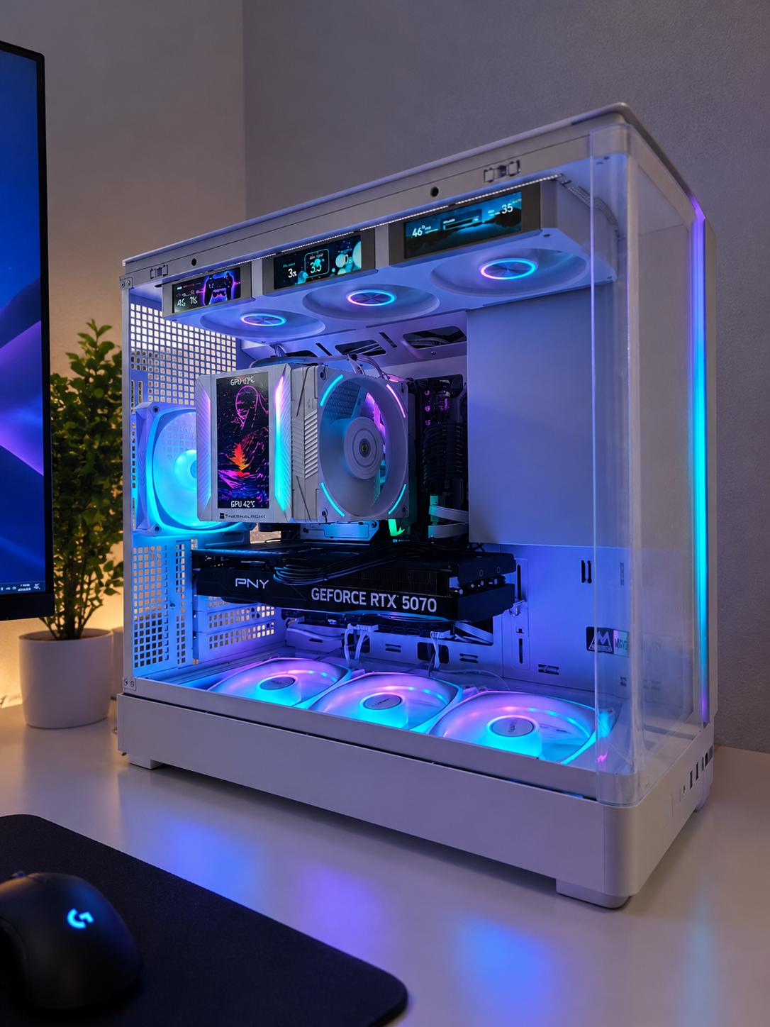 GeForce RTX 5070 Custom Gaming PC - Ryzen 7 9700X
