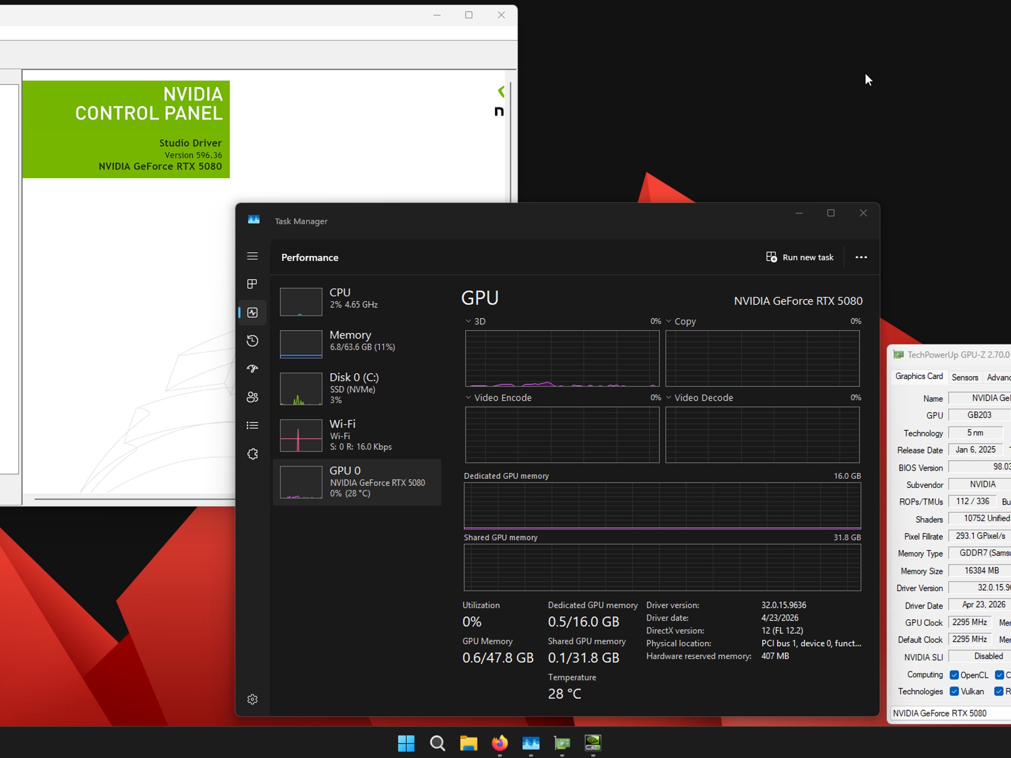 NVIDIA GeForce RTX 5080 Founders Edition - LIKE NEW PRESTINE CONDITION