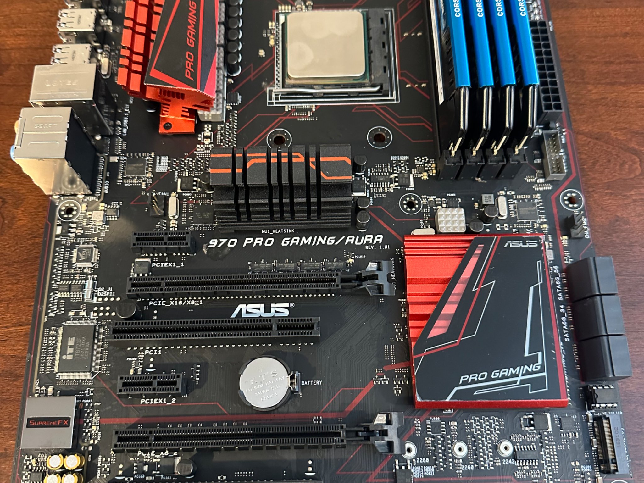 ASUS 970 PRO GAMING/AURA AM3+ w/ AMD FX8320 and Corsair Vengeance 16GB DDR3