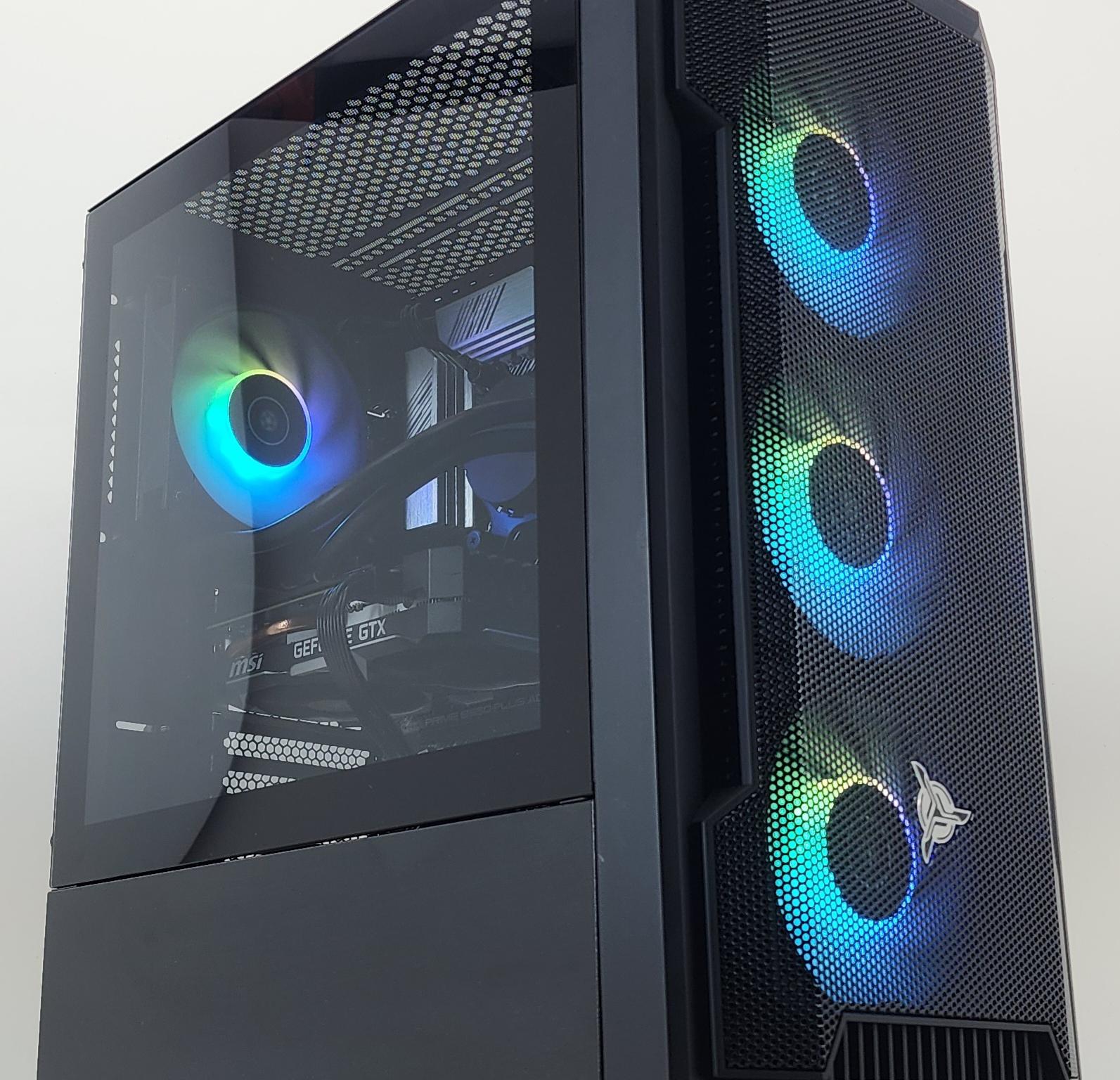Gaming PC Ryzen 7 5700X 16GB RAM 512GB SSD GTX 1660 Ti 6GB Windows 11 Computer