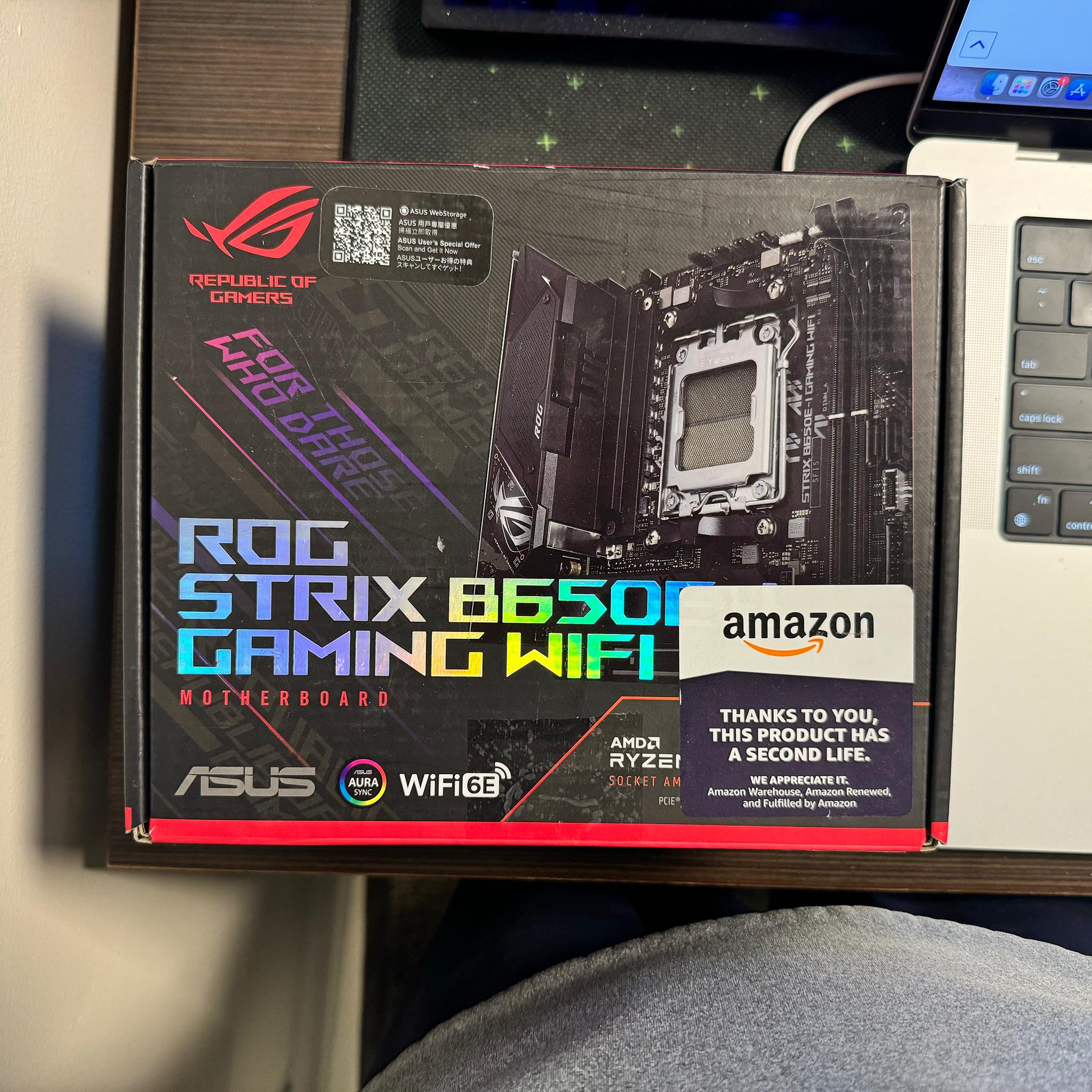 ASUS ROG Strix B650E-I Gaming WiFi Mini-ITX AM5 Motherboard