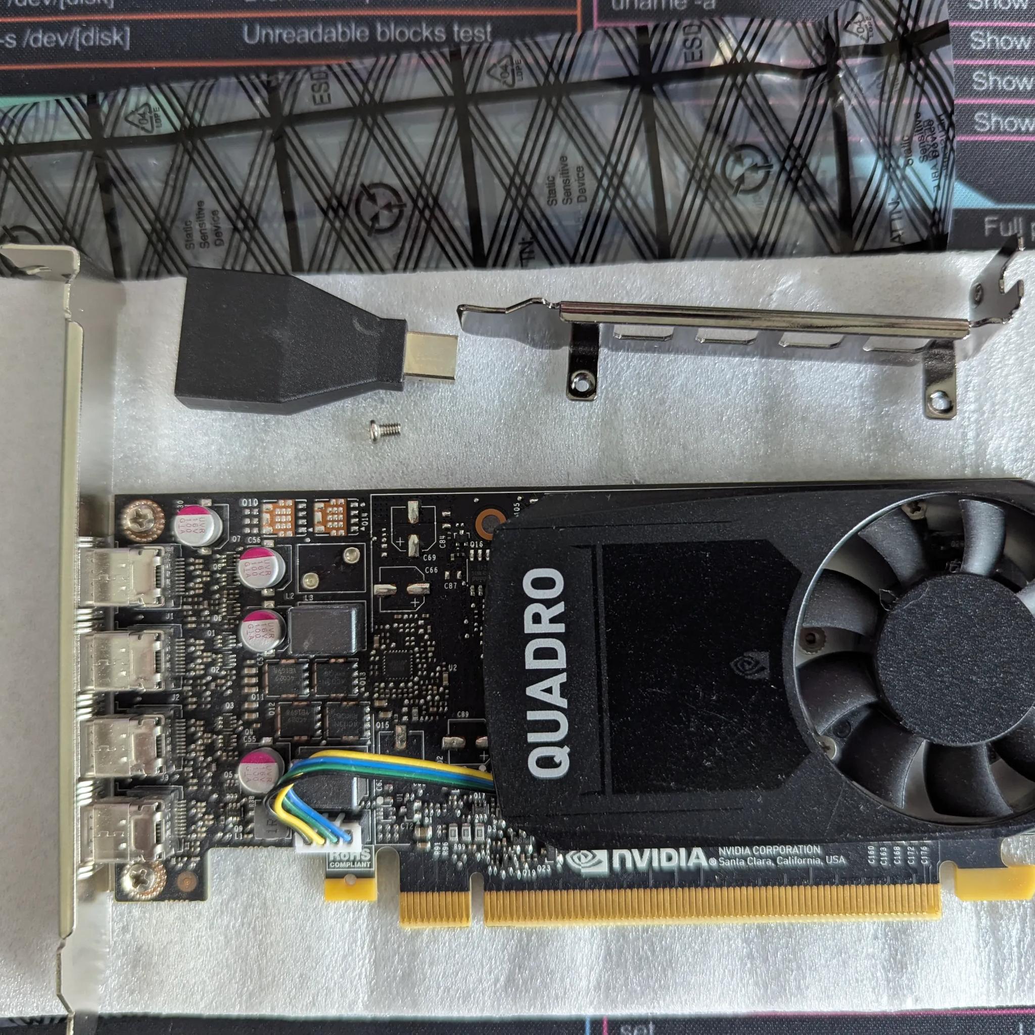 Nvidia Quadro P1000 4GB GDDR5 PCI-Express Video Card