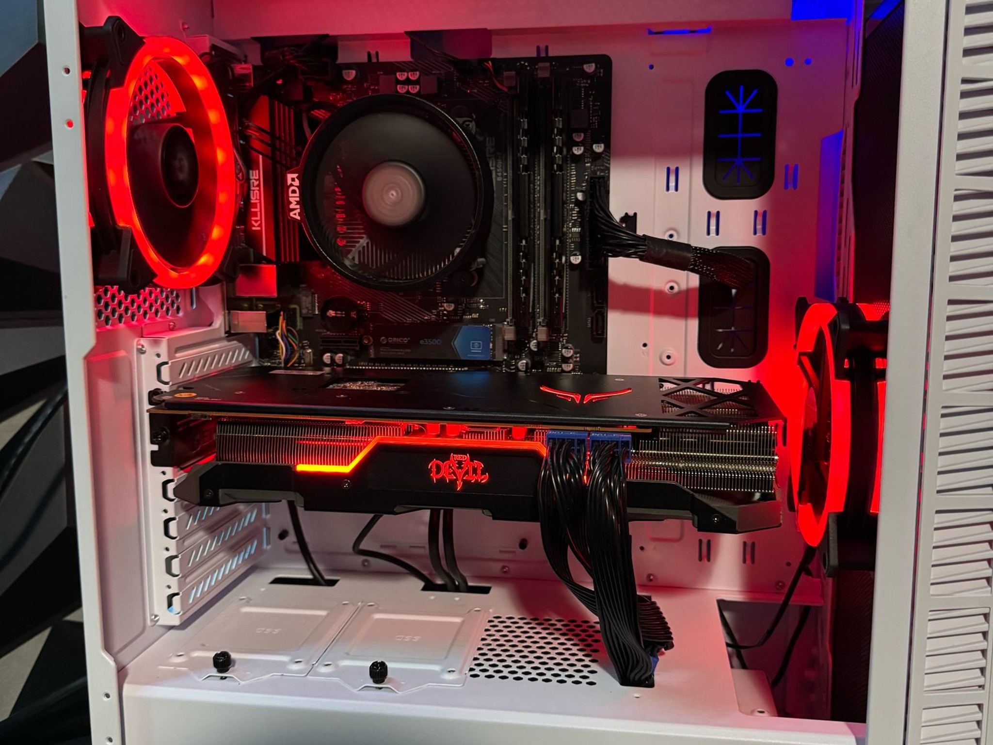 🔥 Tusker 3657 RedDevil 🔥|Ryzen 5 3600| RX 5700XT | 16 GB 3200 MHz| 1 TB NVMe