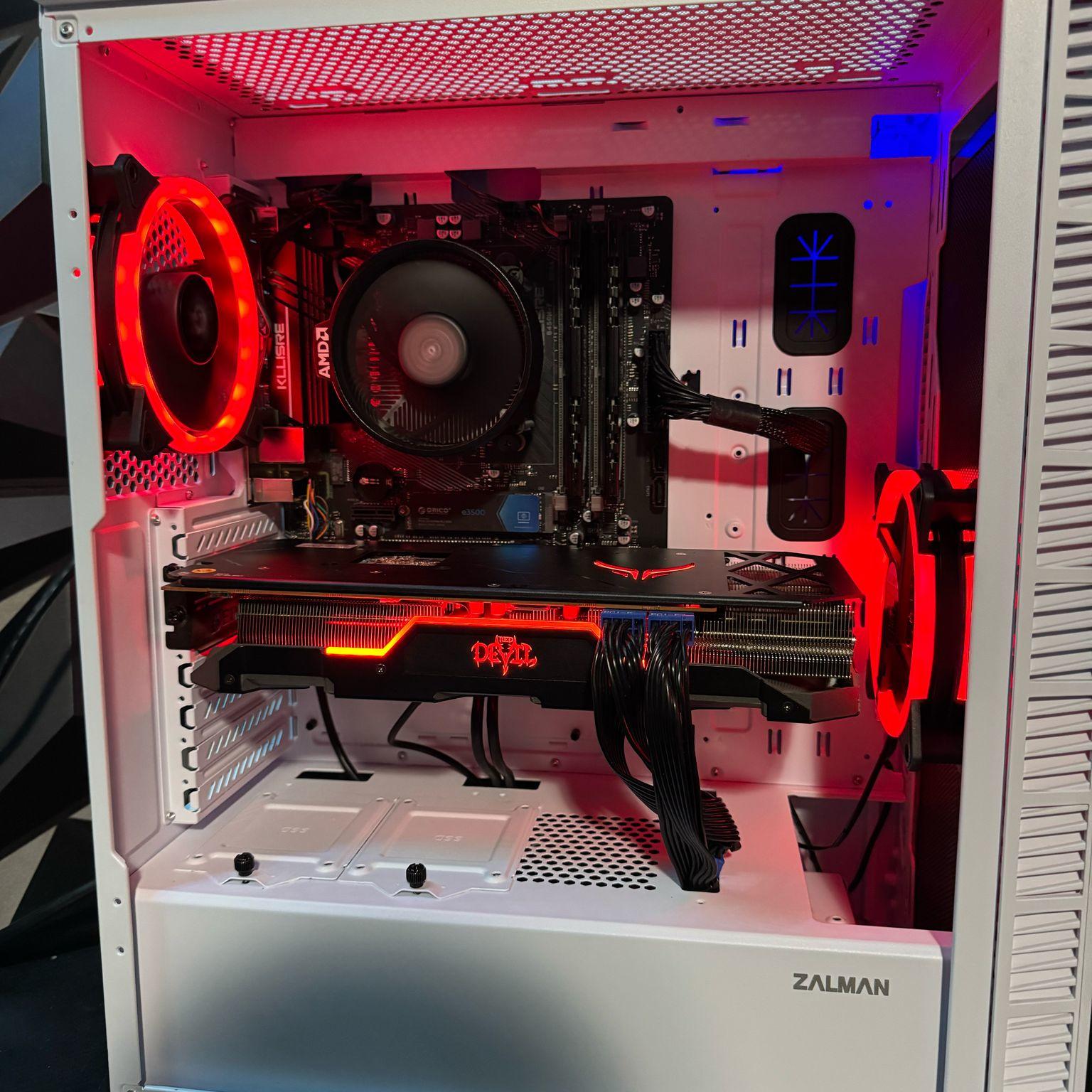 🔥 Tusker 3657 RedDevil 🔥|Ryzen 5 3600| RX 5700XT | 16 GB 3200 MHz| 1 TB NVMe