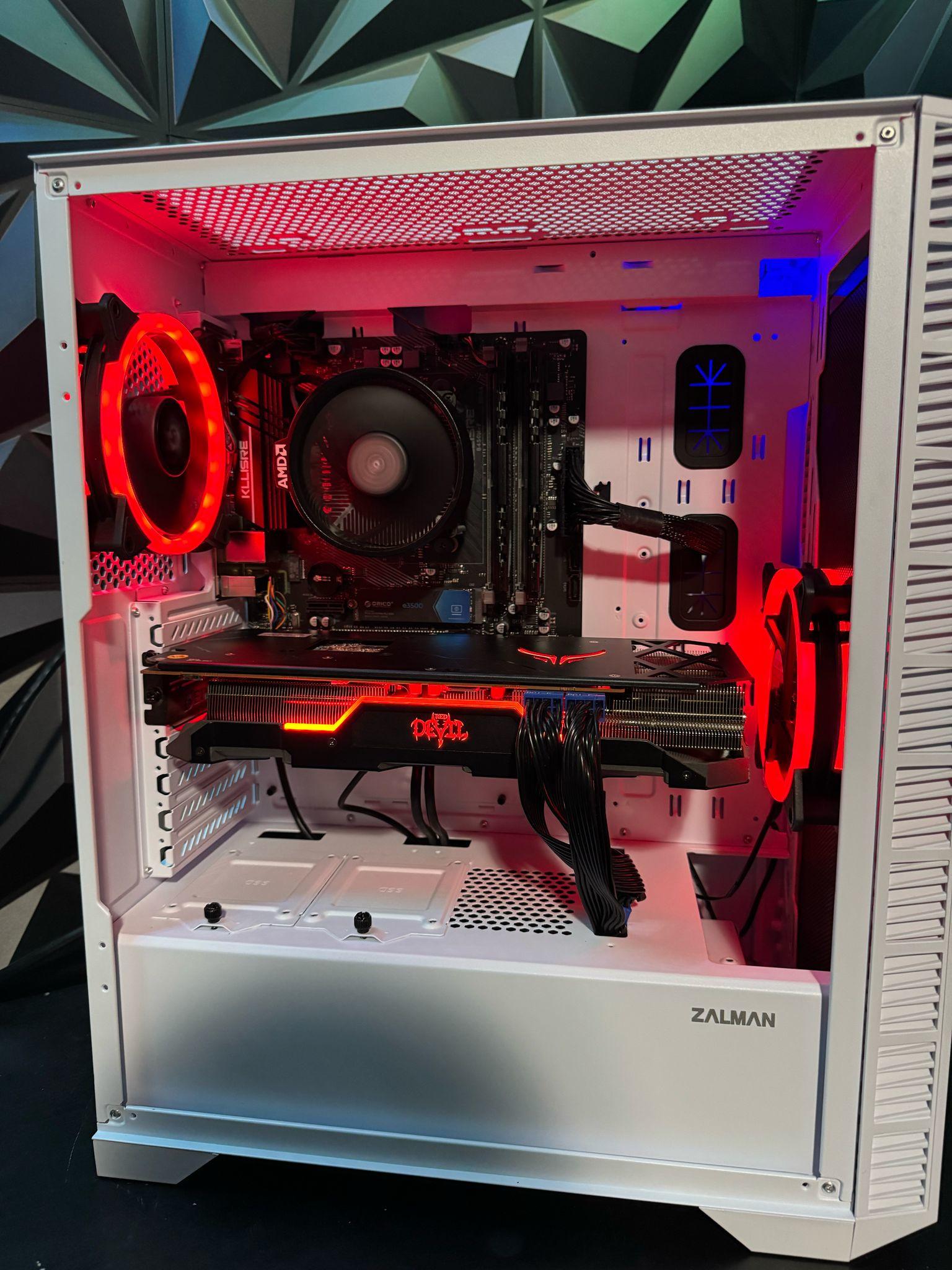 🔥 Tusker 3657 RedDevil 🔥|Ryzen 5 3600| RX 5700XT | 16 GB 3200 MHz| 1 TB NVMe