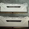 White Corsair Venegance RGB Pro 2x8GB 3200Mhz Memory