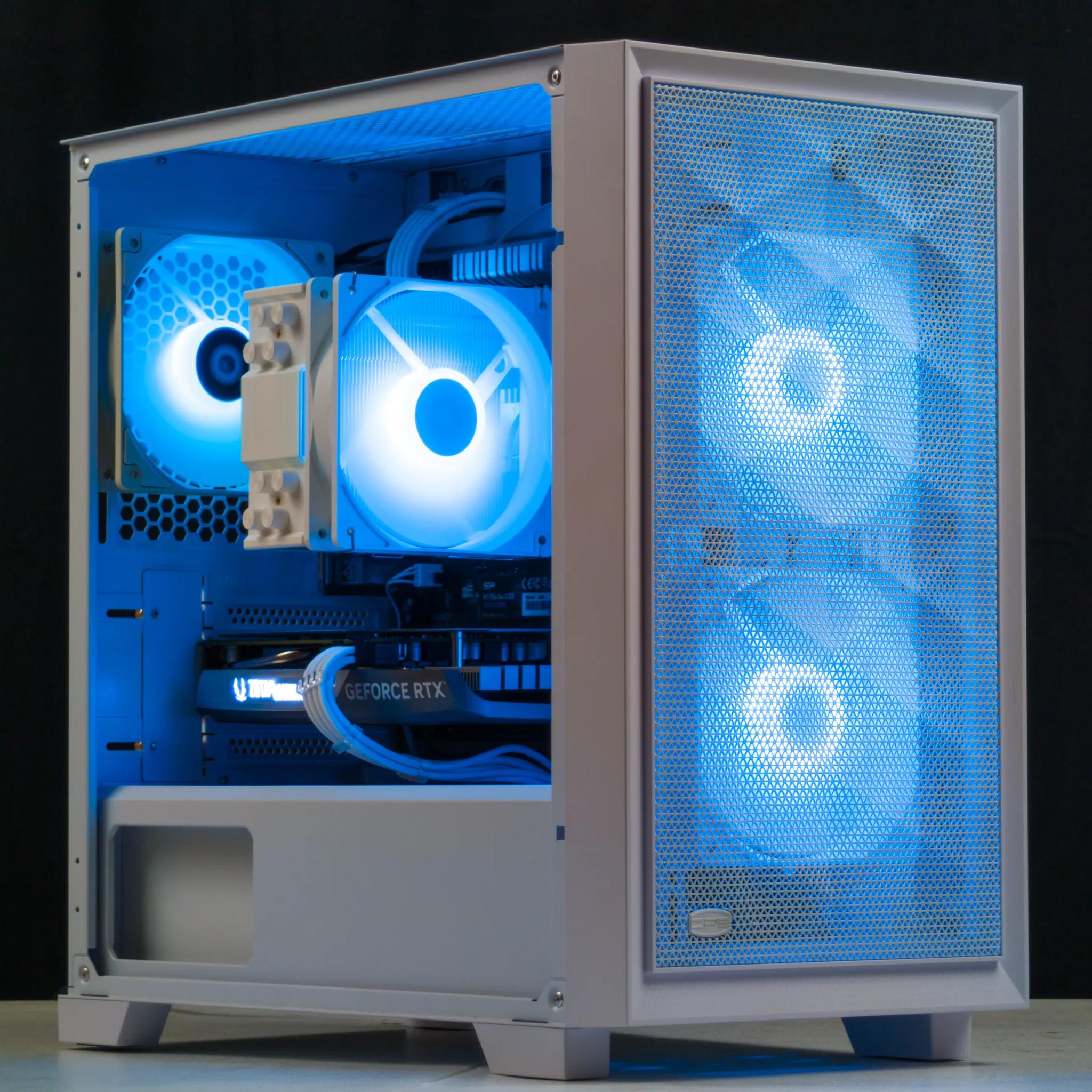🤍🖤 RTX 4060 / Ryzen 7 3700X / 32GB Gaming PC 🖤🤍