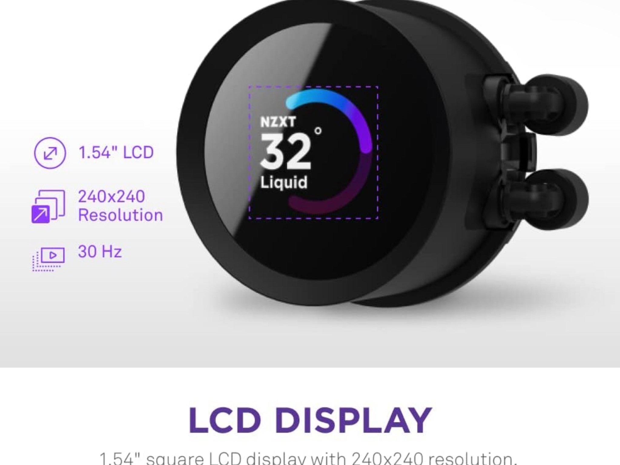 NZXT Kraken 240 with LCD Display