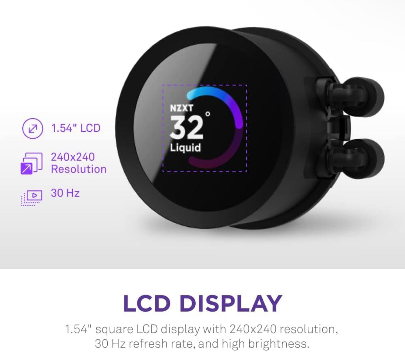 NZXT Kraken 240 with LCD Display