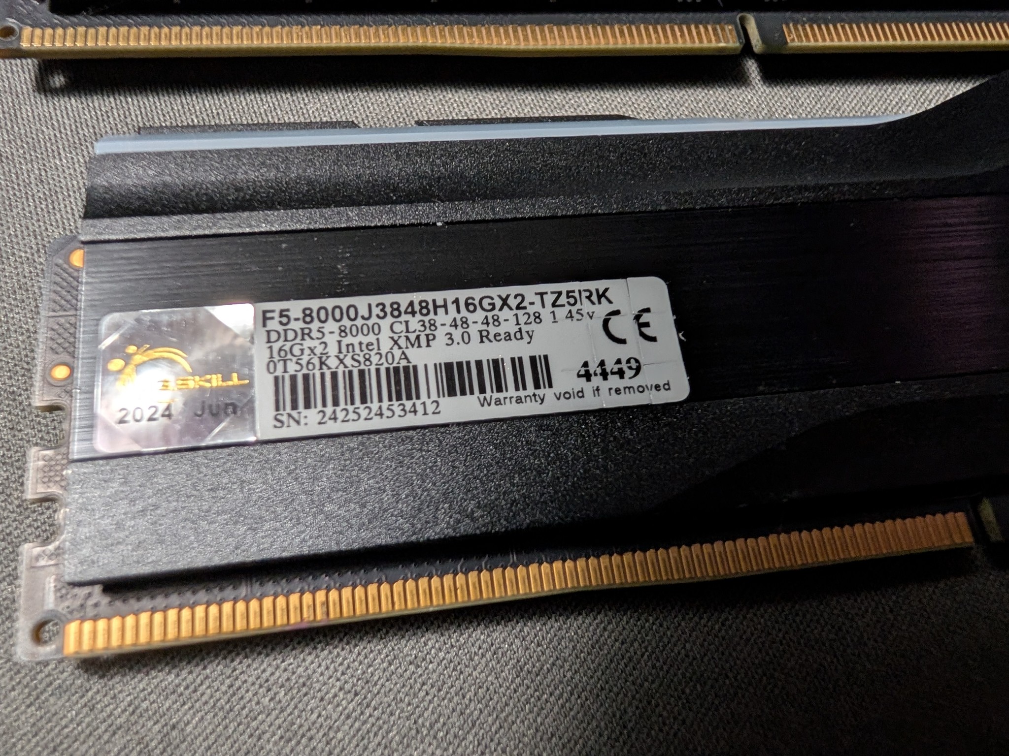 G.Skill Trident Z5 RGB 32 GB (2x16GB) DDR5 8000 RAM