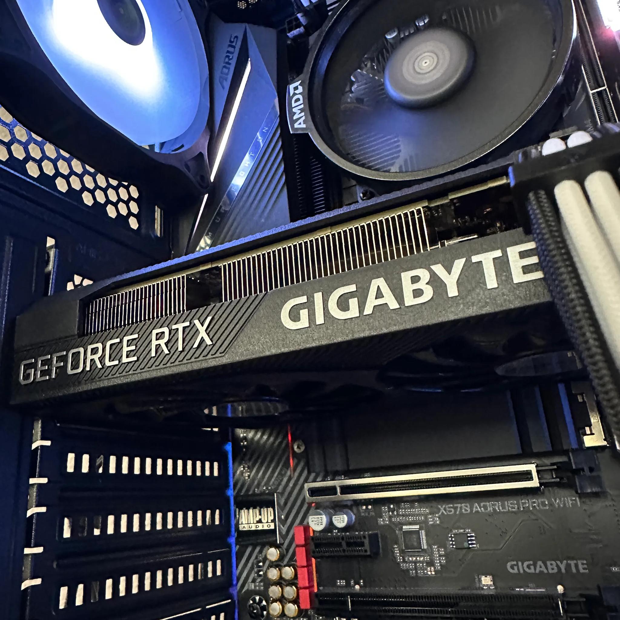 1080P Gaming PC | RTX 3060 ti | AMD Ryzen 7 5700G | 32GB 3600 MHZ RAM | 1TB M.2 | Keyboard | Wifi