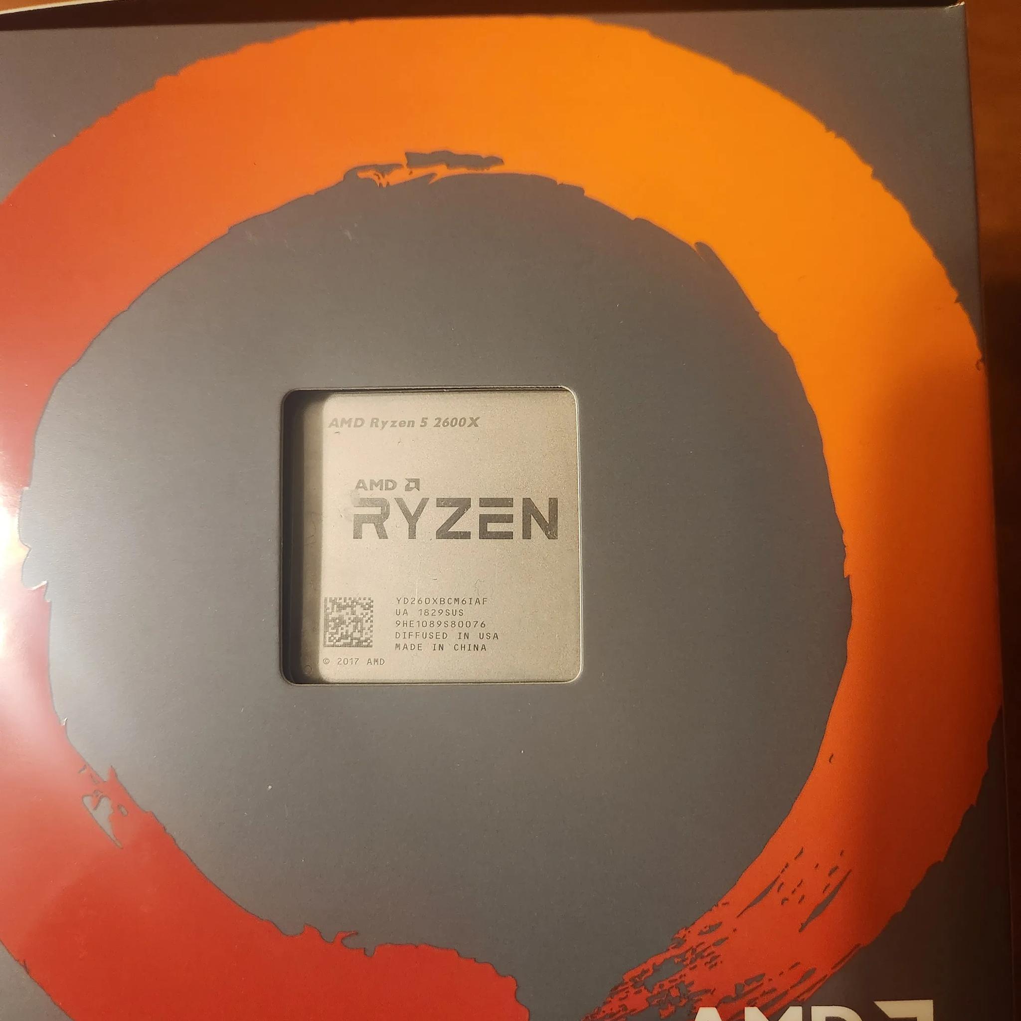 AMD Ryzen 2600X Processor 3.6 GHz, 6 Cores, Socket AM4