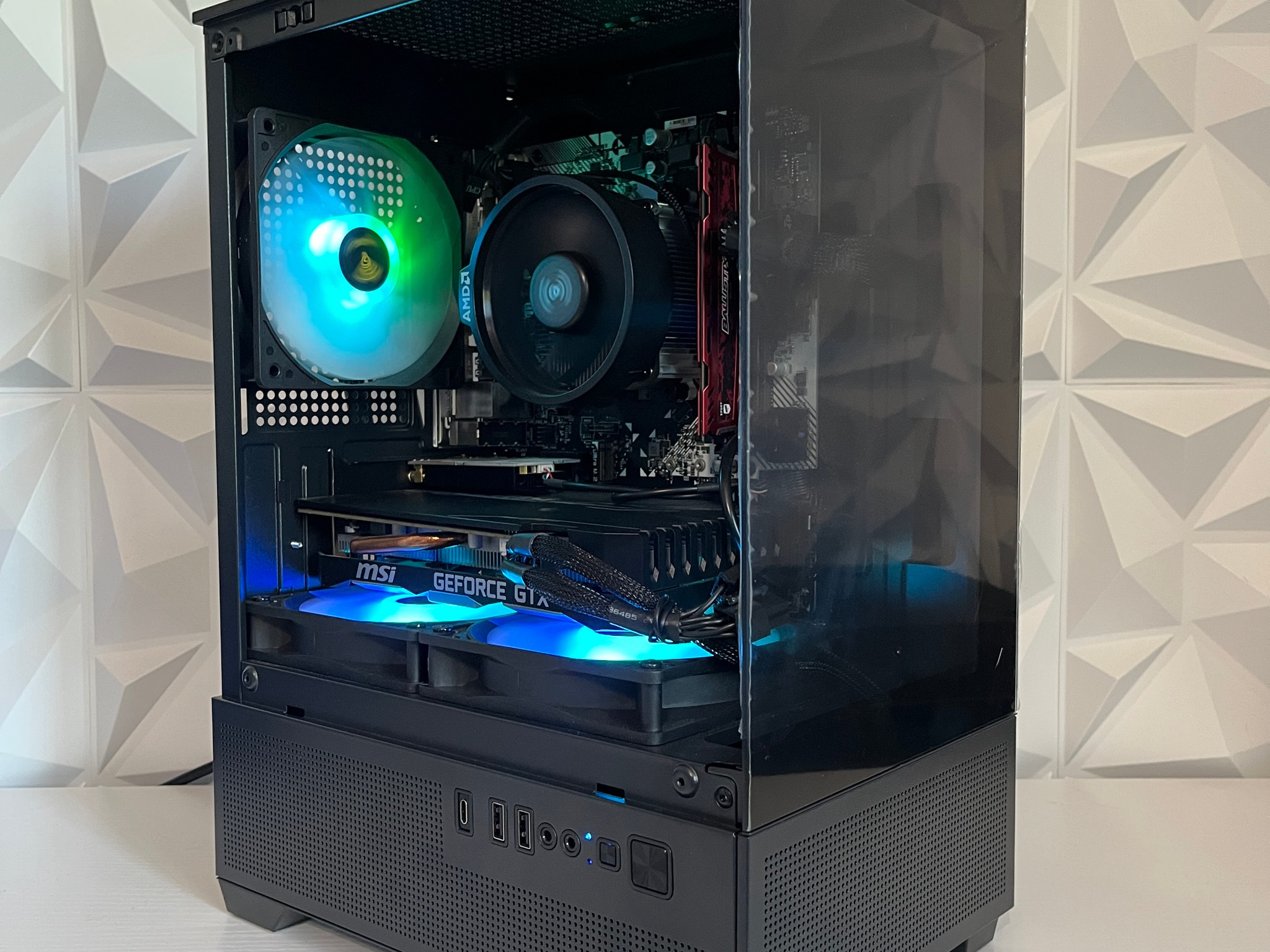 GTX 1660 6GB, Ryzen 5 2600, 8GB RAM | Black RGB Gaming Computer/PC