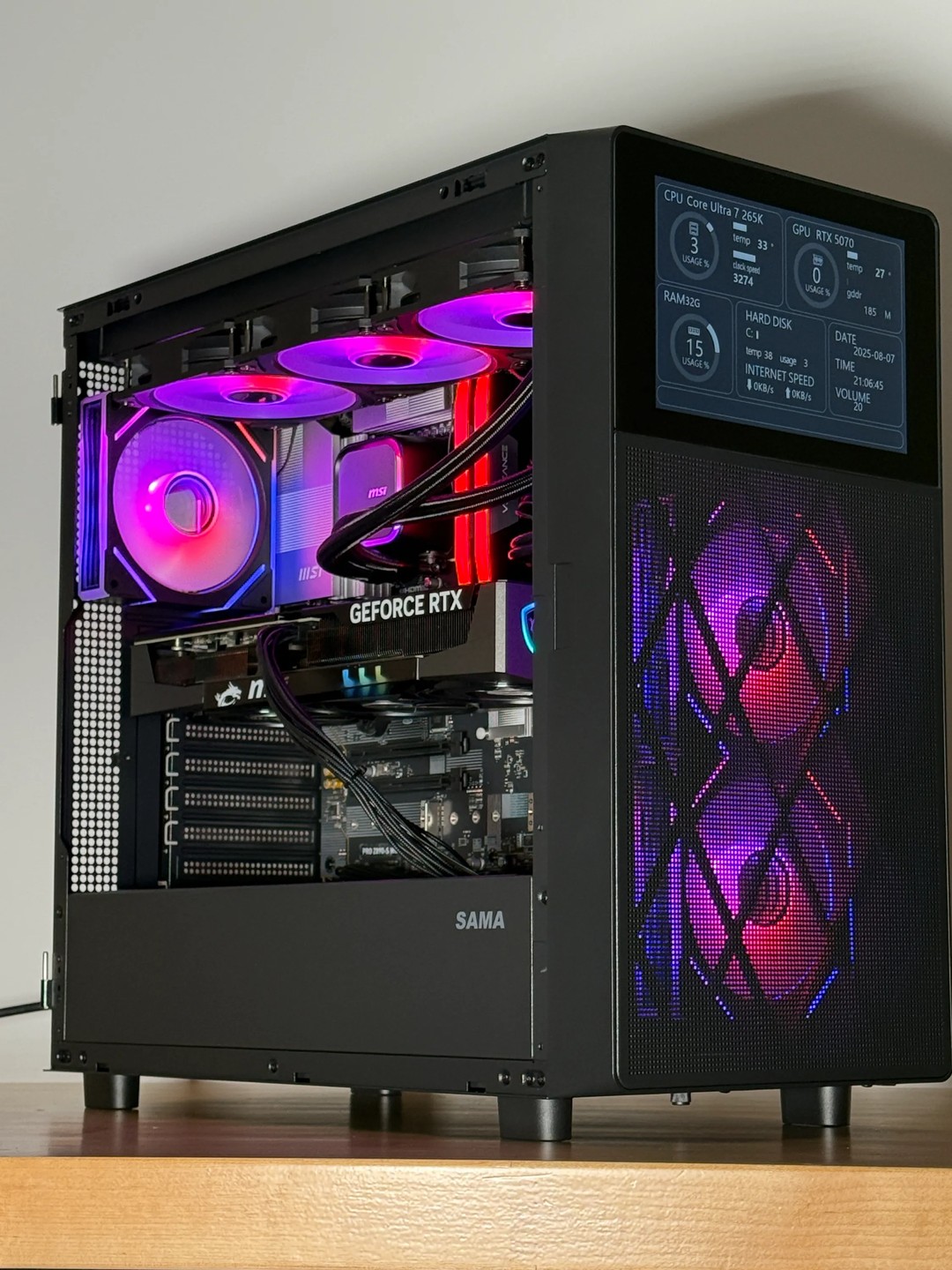 RTX 5070 Intel Core Ultra 7 265k Gaming PC | Jawa