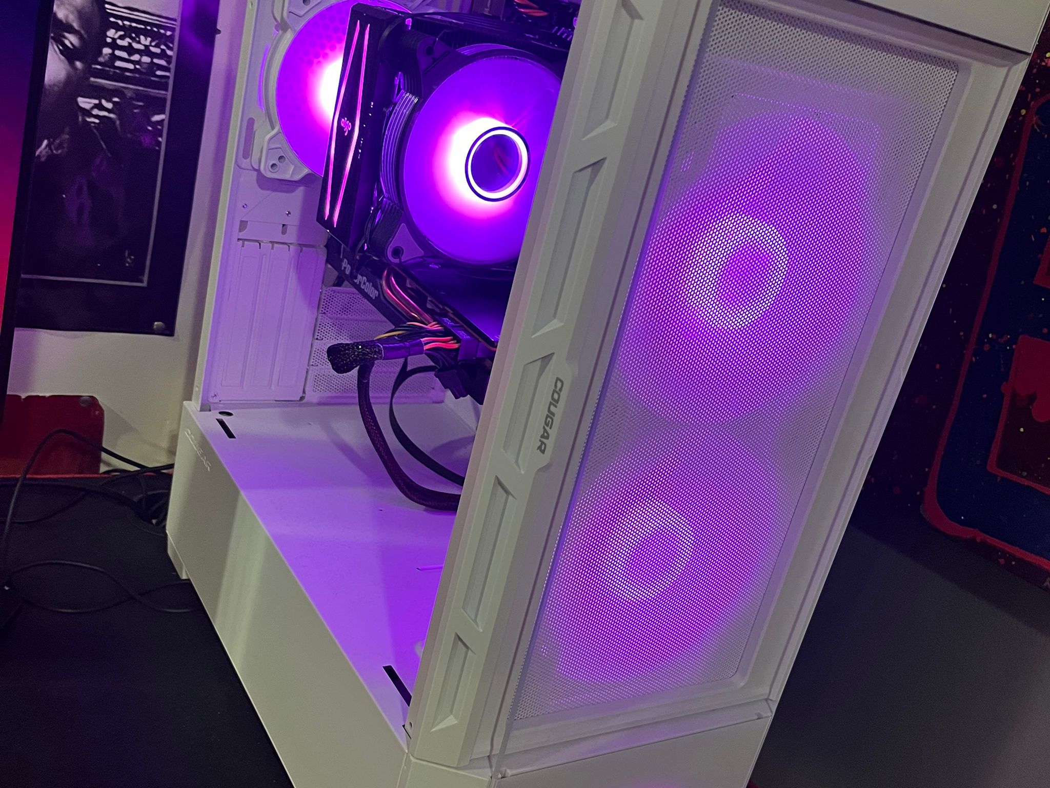 ALL WHITE 1080p/1440p Streaming/Gaming PC | RX 5700XT, Intel i7 10700, 512GB SSD, 32GB DDR4