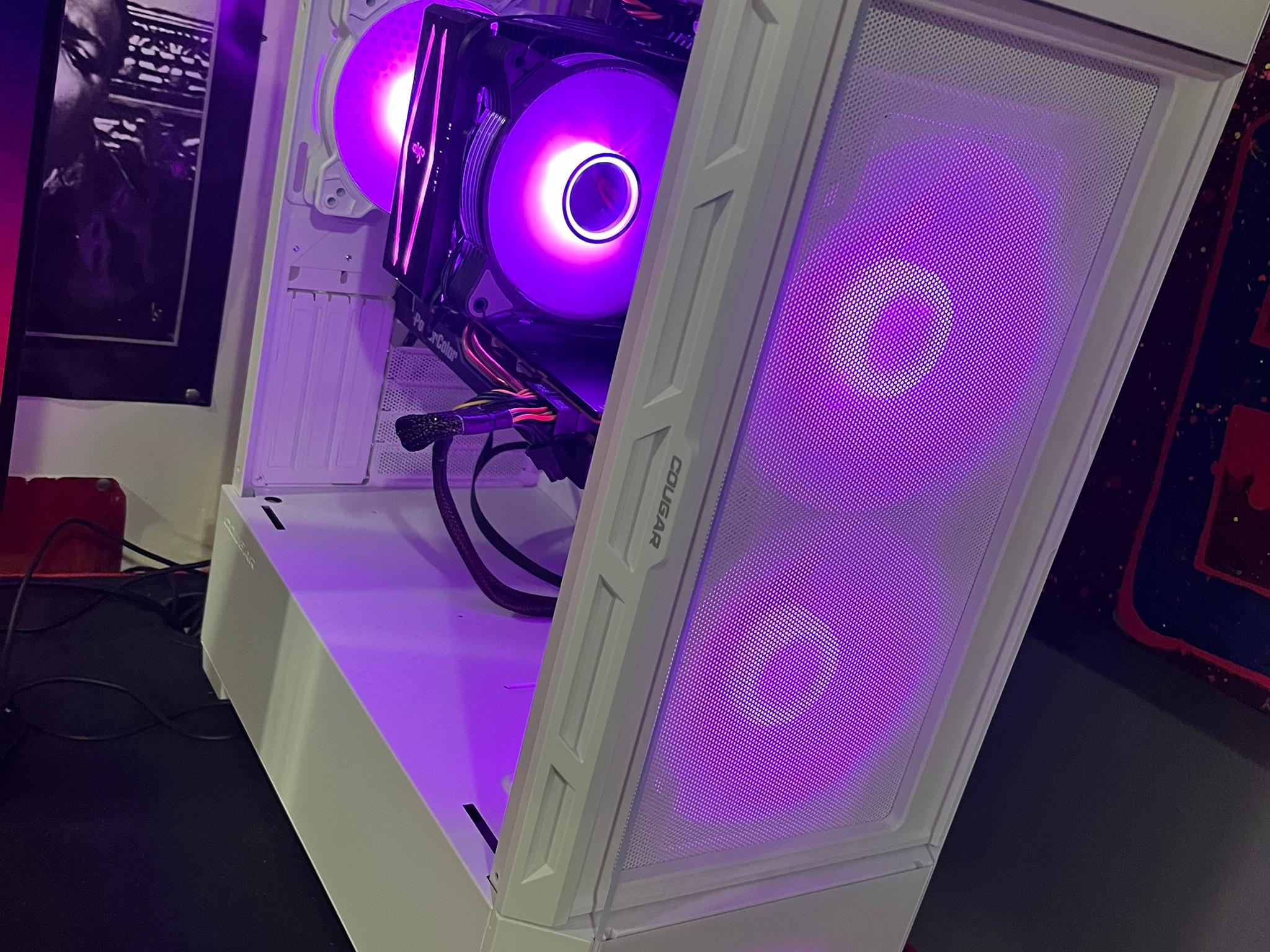 ALL WHITE 1080p/1440p Streaming/Gaming PC | RX 5700XT, Intel i7 10700, 512GB SSD, 32GB DDR4