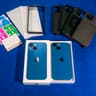 Apple iPhone 13 mini - 128 GB - Blue (Verizon) with Cases and Screen Protectors