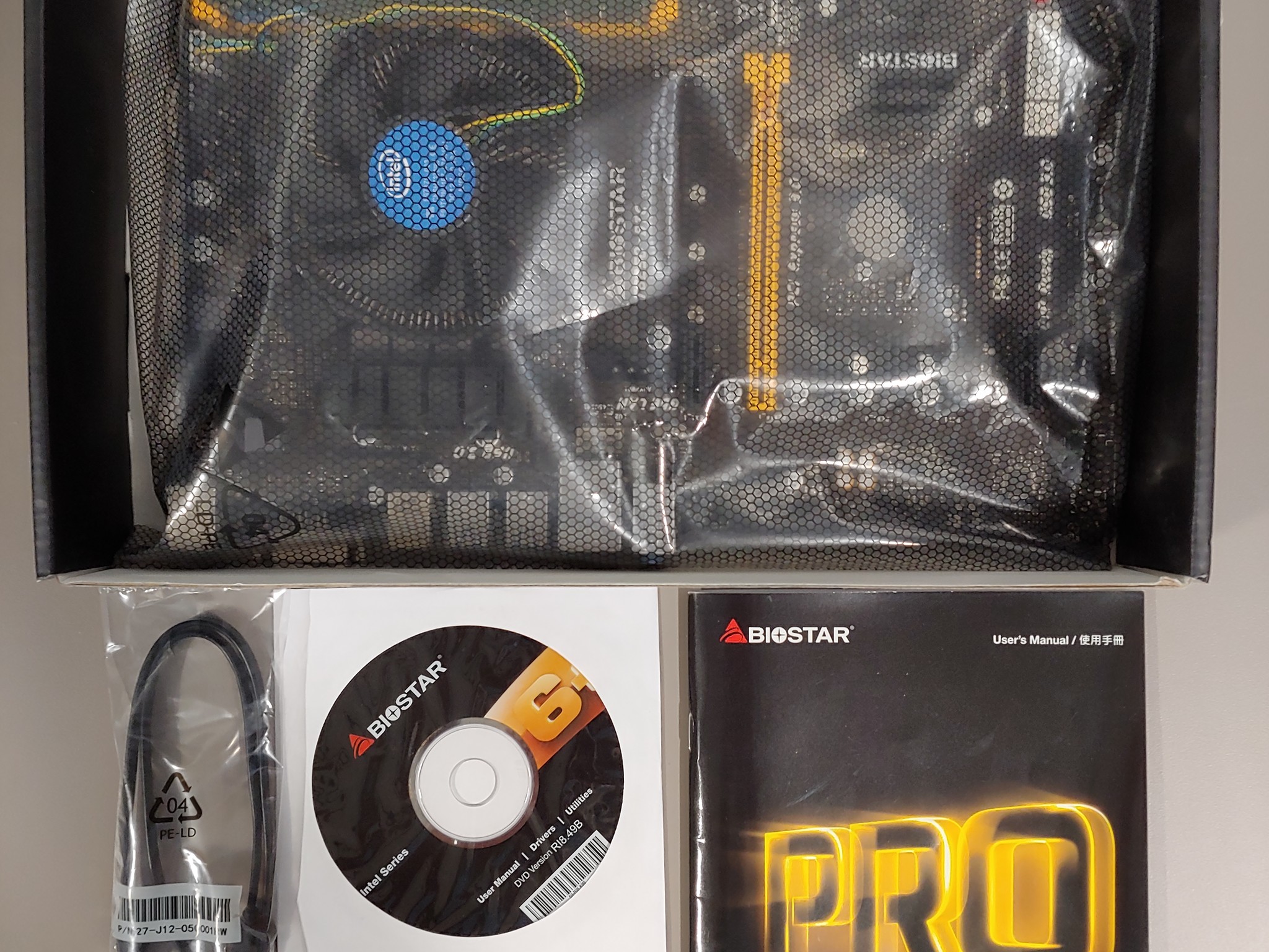 BIOSTAR TB250-BTC + Pentium G4560 + 8GB DDR4 – Tested Working – Box