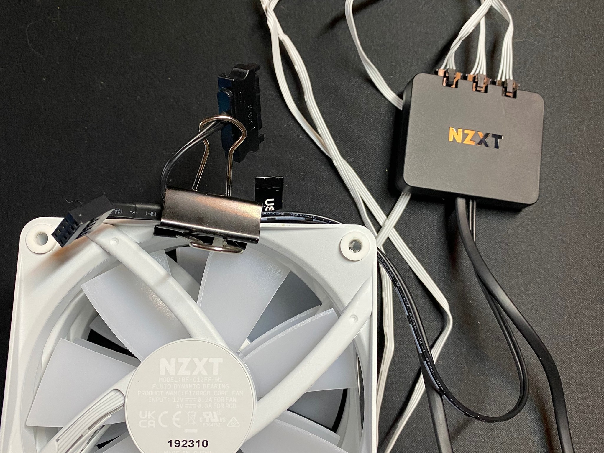 NZXT F120 RGB Core 120mm Fans X3