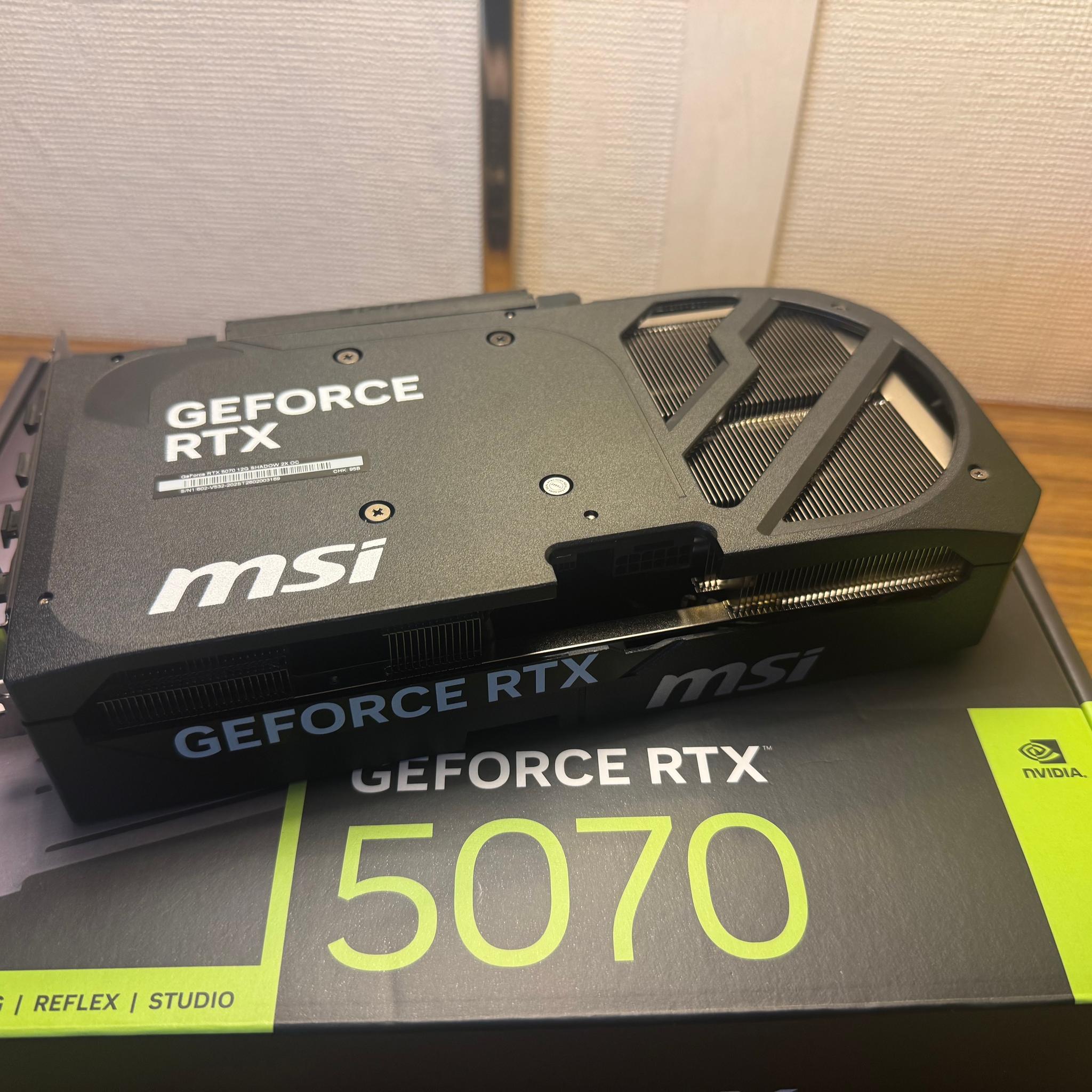 MSI GeForce RTX 5070 12G SHADOW 2X OC