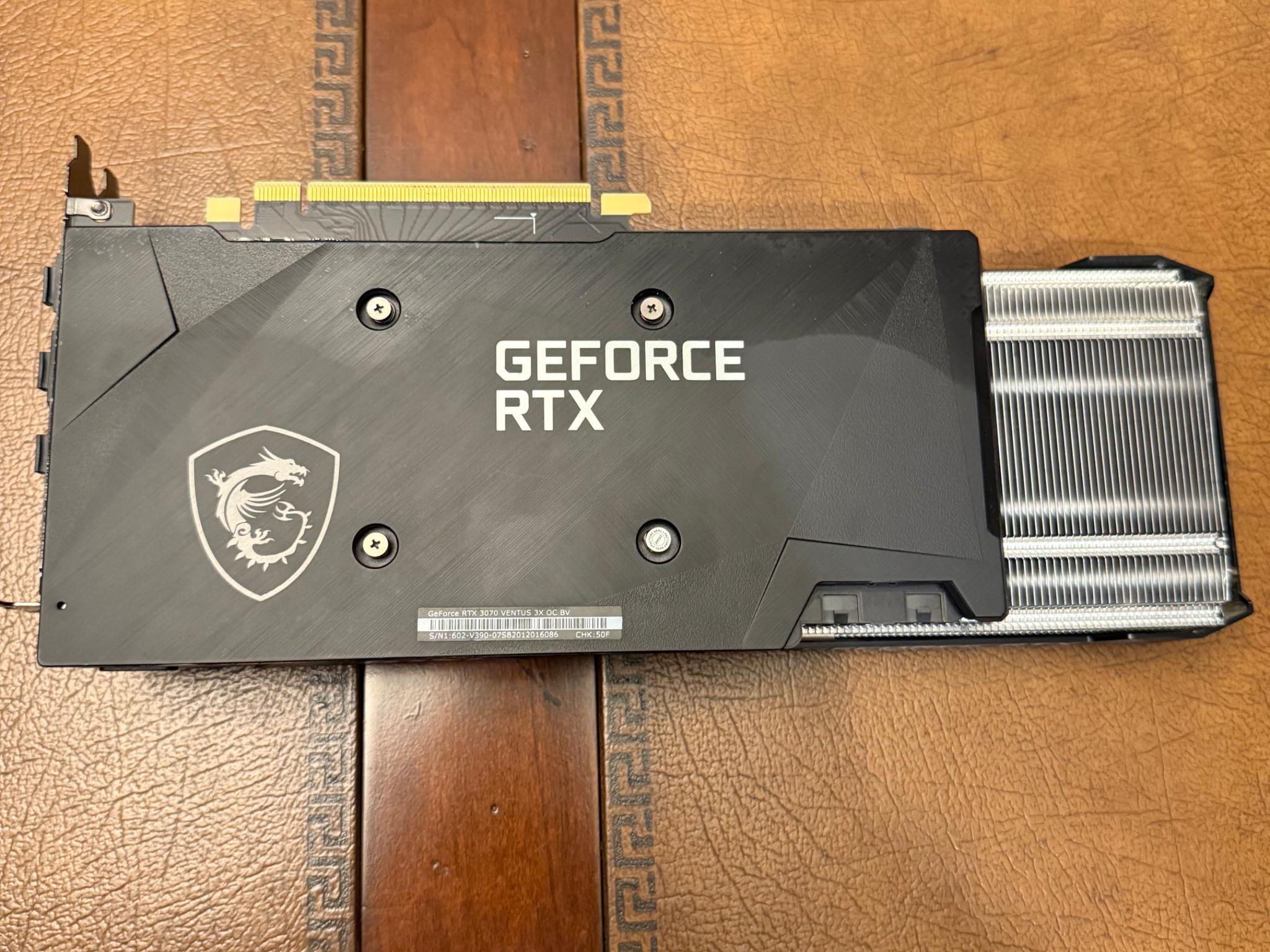 MSI GeForce RTX 3070 VENTUS 3X OC 8GB GDDR6 Graphics Card With Original Box!