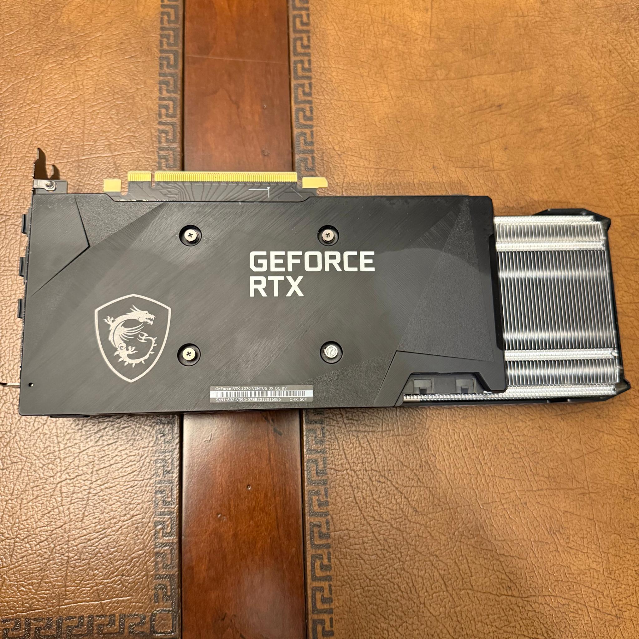 MSI GeForce RTX 3070 VENTUS 3X OC 8GB GDDR6 Graphics Card With Original Box!