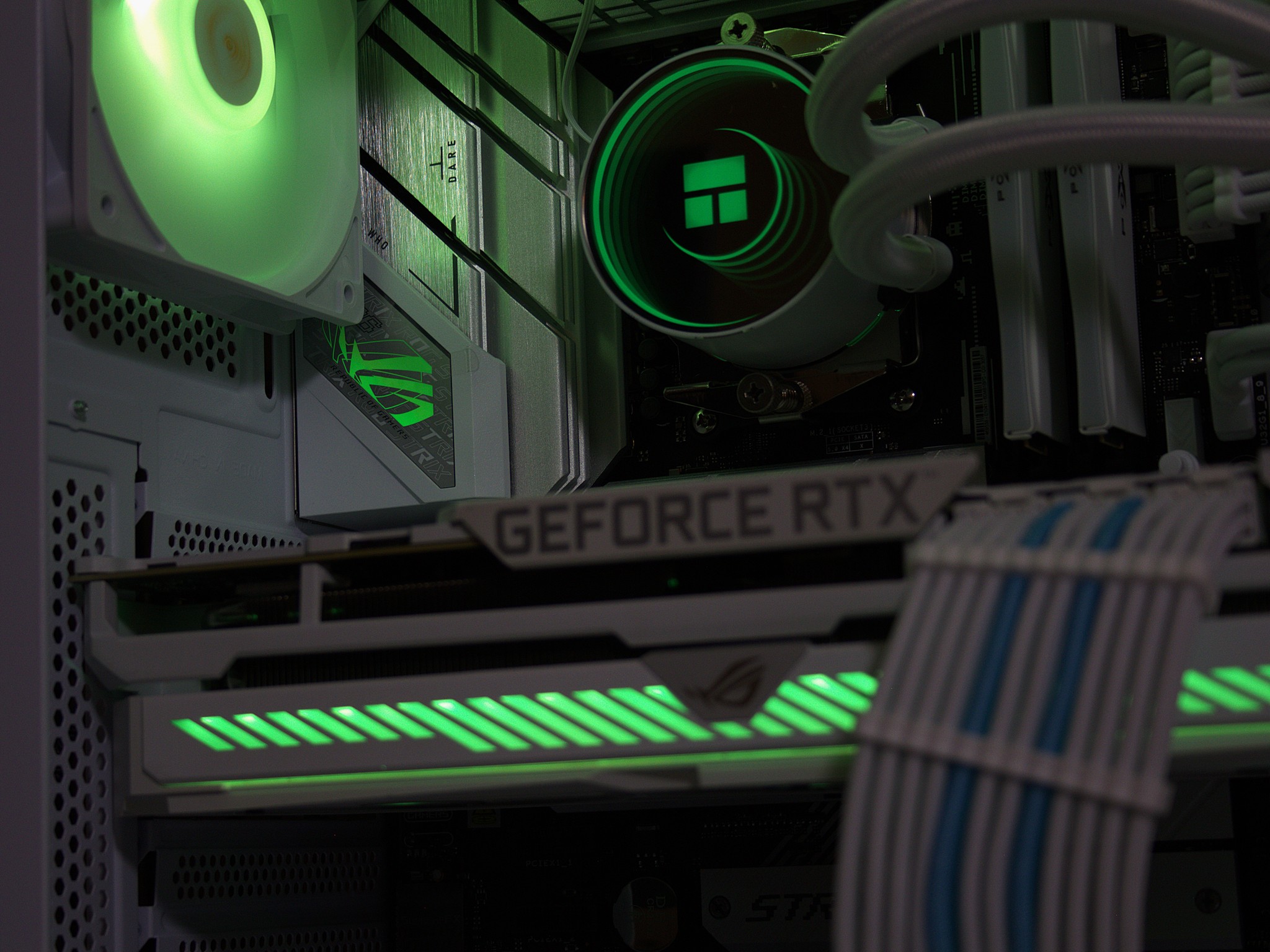 ❄️ALL WHITE Gaming PC ❄️| RTX 3080 10GB💻| DDR5 | 32GB RAM | WiFi/BT | Windows 11 | 1TB |