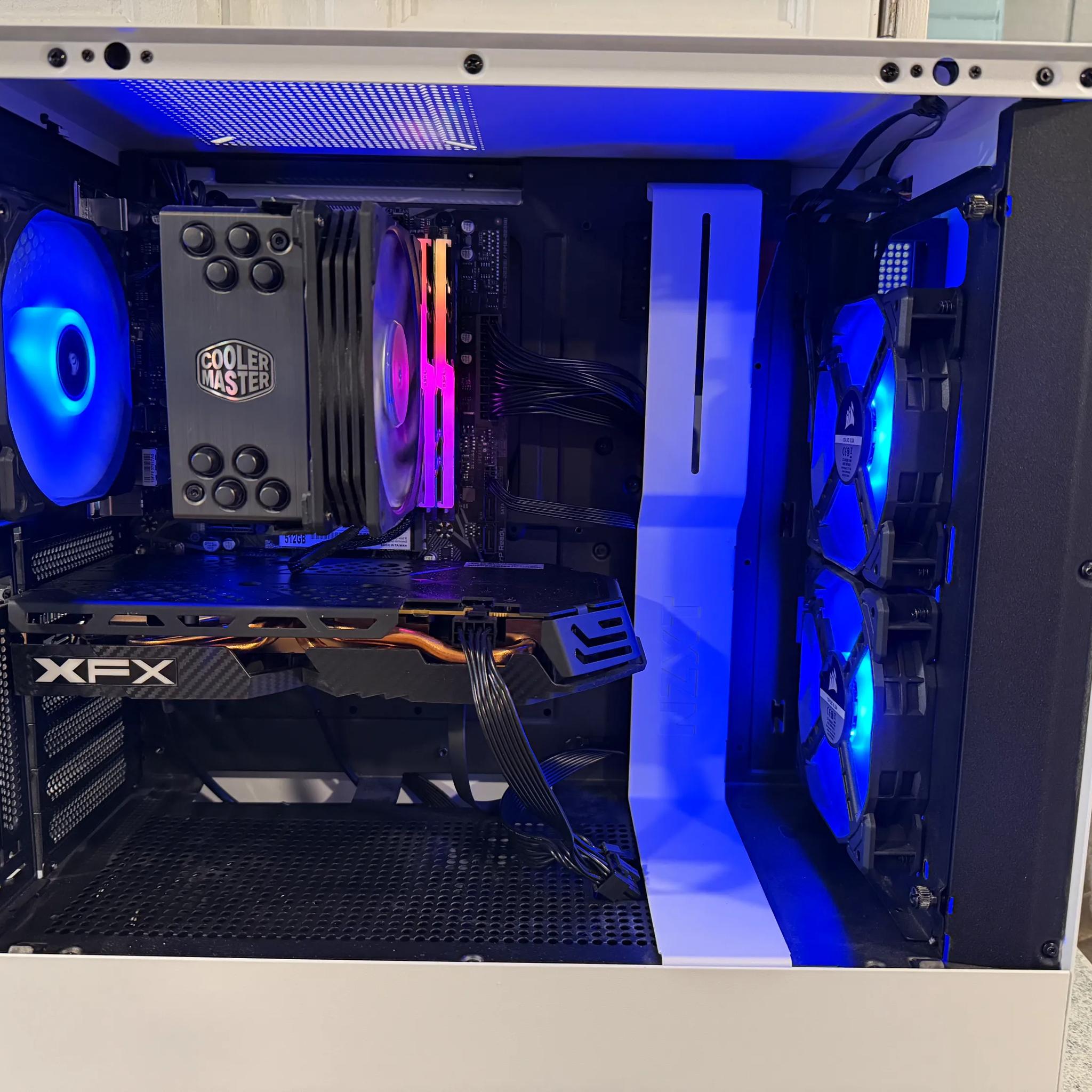 Gaming PC – RX 580, Ryzen 5, 16GB RAM, SSD, Win 11 Pro – Read Description