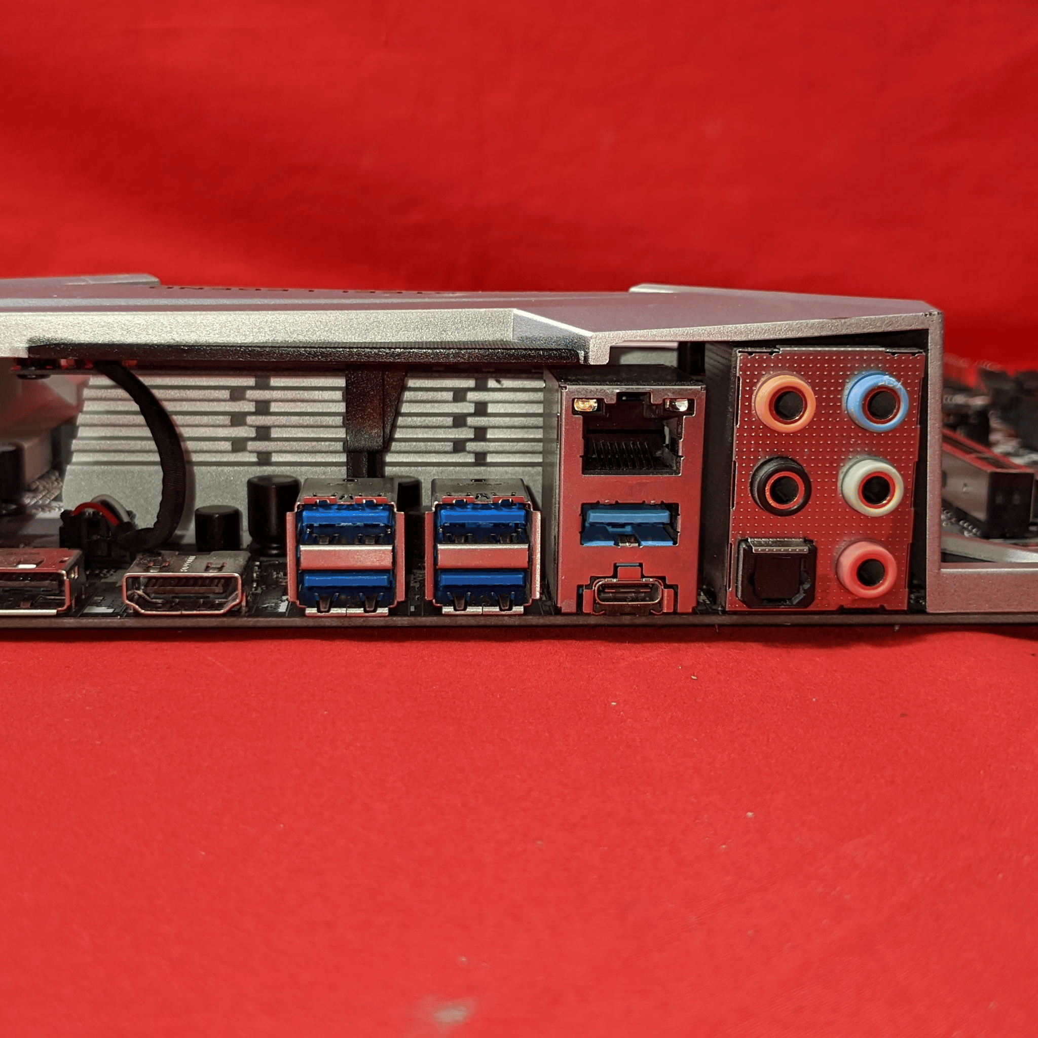 *AS IS/FOR REPAIR* ASRock B450M Steel Legend AMD Socket AM4 DDR4 MicroATX Desktop Motherboard No I/O