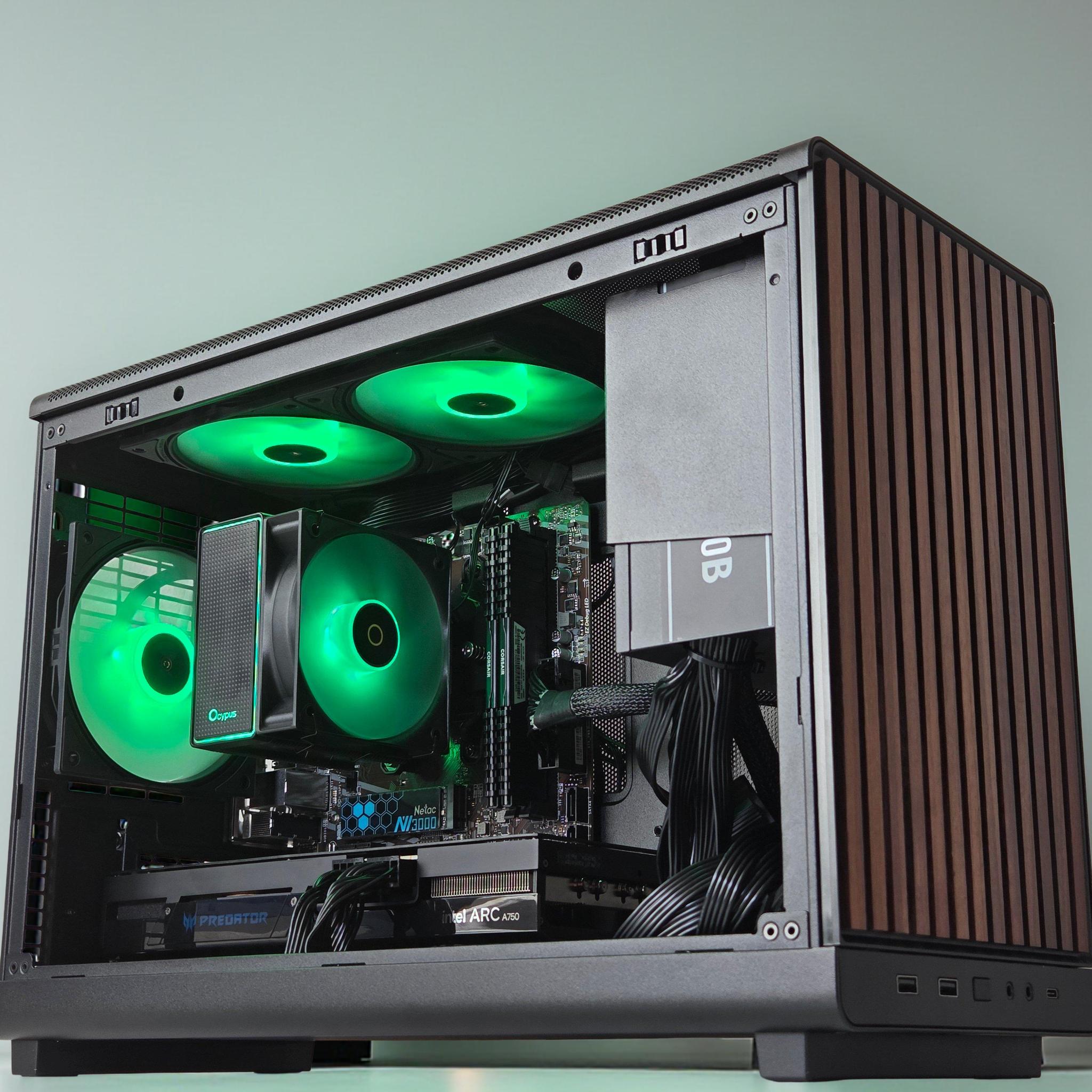 🤎🪵  Intel Arc A750 8GB🟫 AMD Ryzen 5 3500X 6 core🟫16GB DDR4🟫 500GB NVME SSD