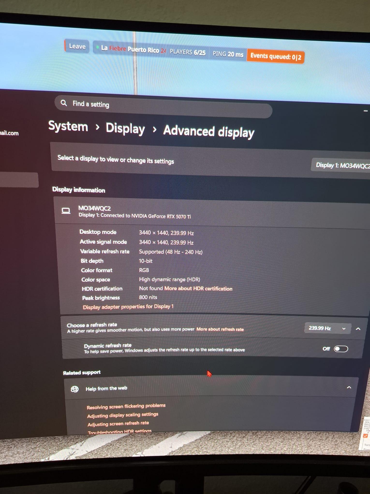 Gigabyte MO34WQC2 34" WQHD OLED 240Hz