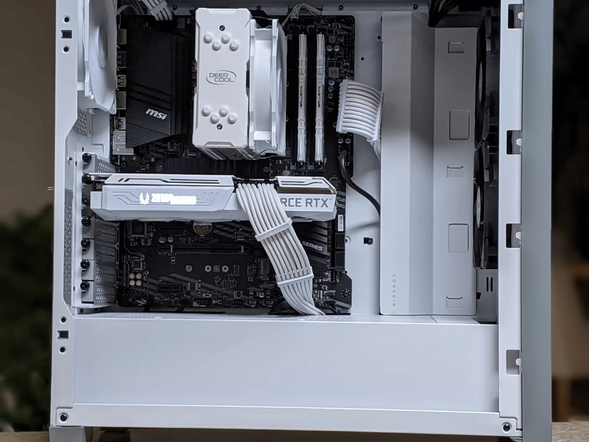 White High End AMD Gaming PC Ryzen 5 3600 -  RTX 3060