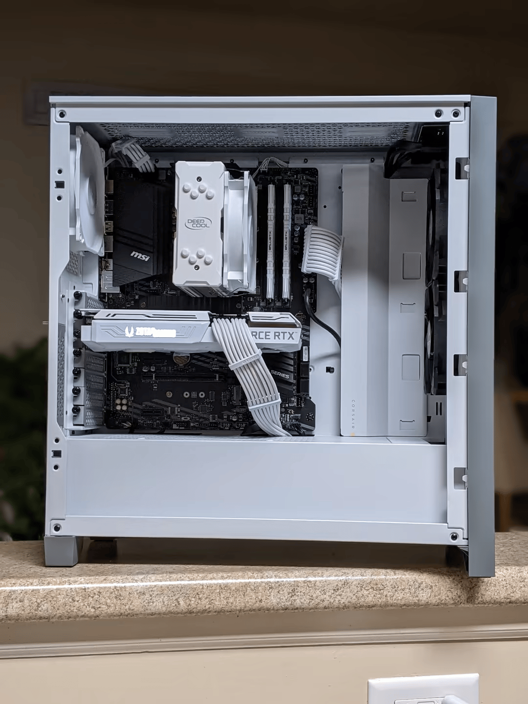 White High End AMD Gaming PC Ryzen 5 3600 -  RTX 3060