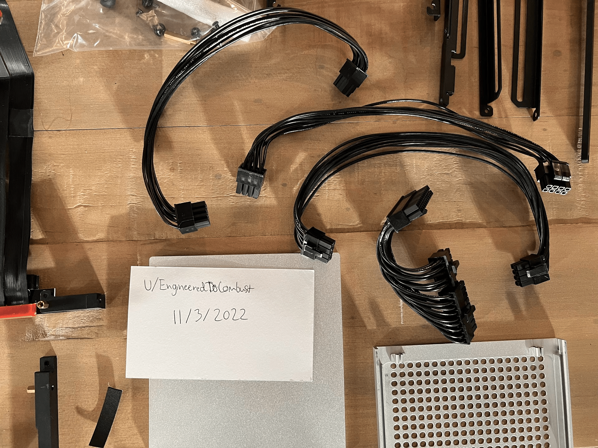 FormD T1.1 Case + PCIE 4.0 Riser + Custom Cables