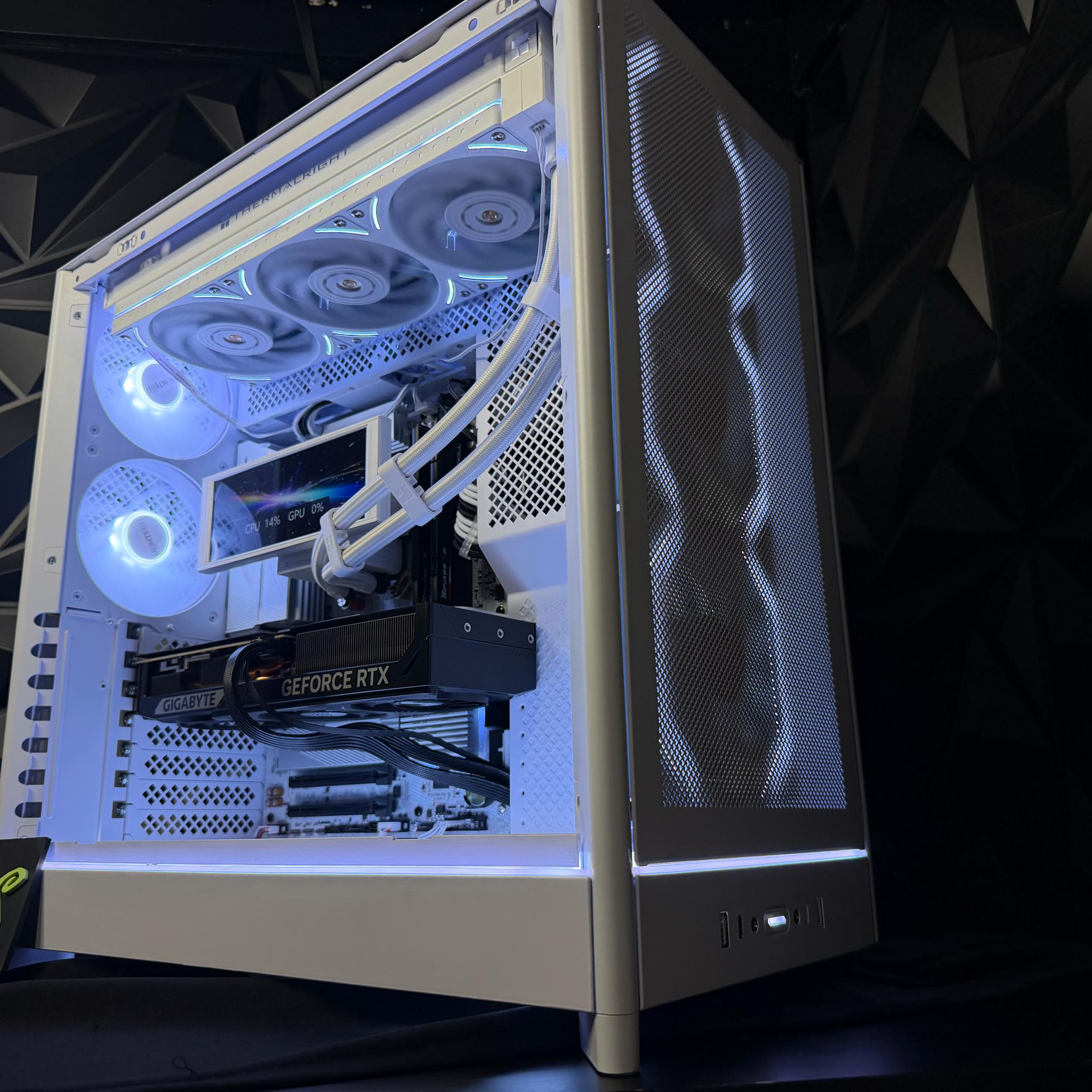 🌑❄️ MIDNIGHT GLACIER ❄️🌑 Ryzen 7 7800X3D| RTX 5070| 64 GB DDR5| 2.5 TB NVMe| 850W PSU