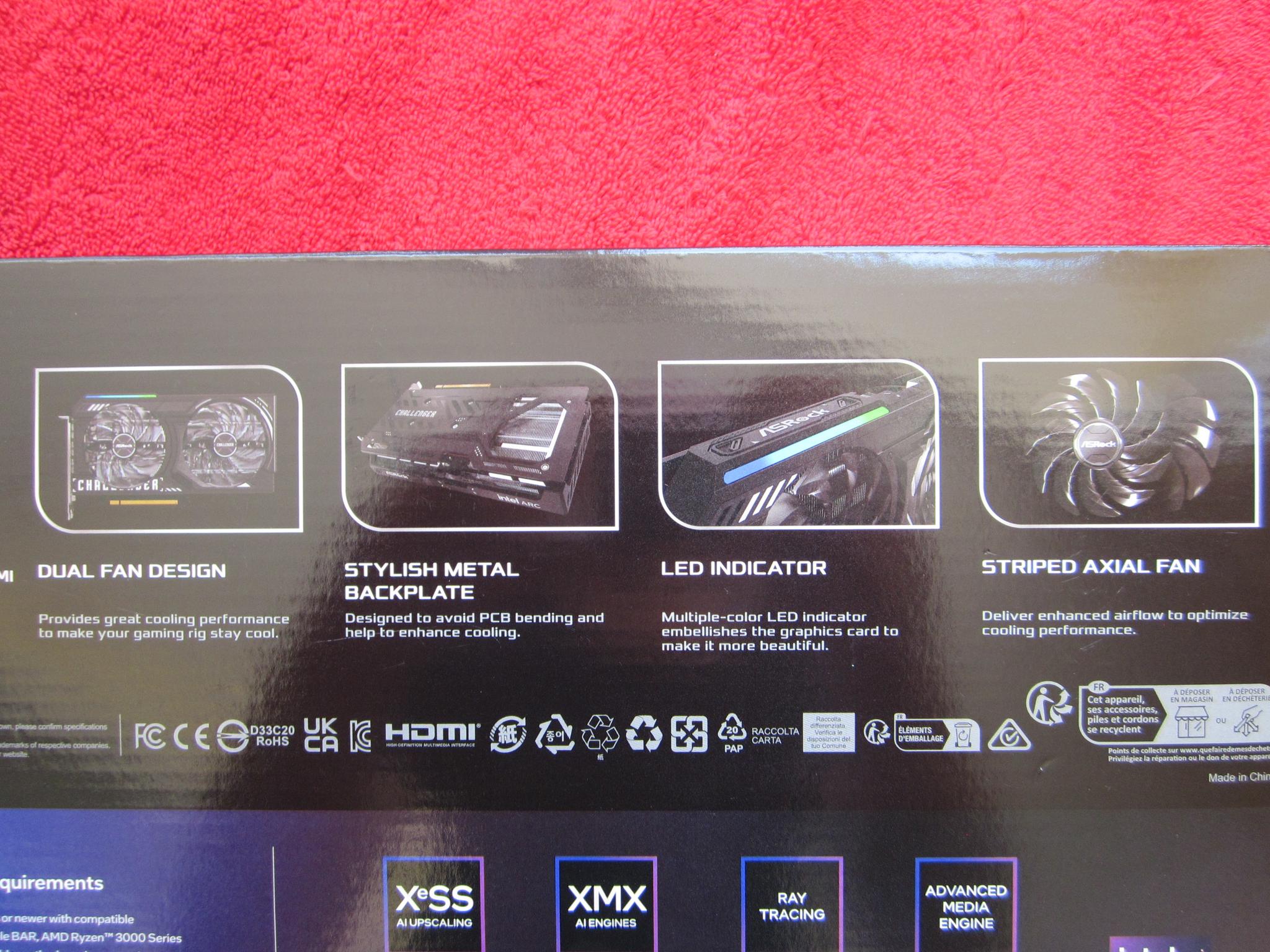 New! ASRock Intel ARC B570 10GB GDDR6 Graphics Card