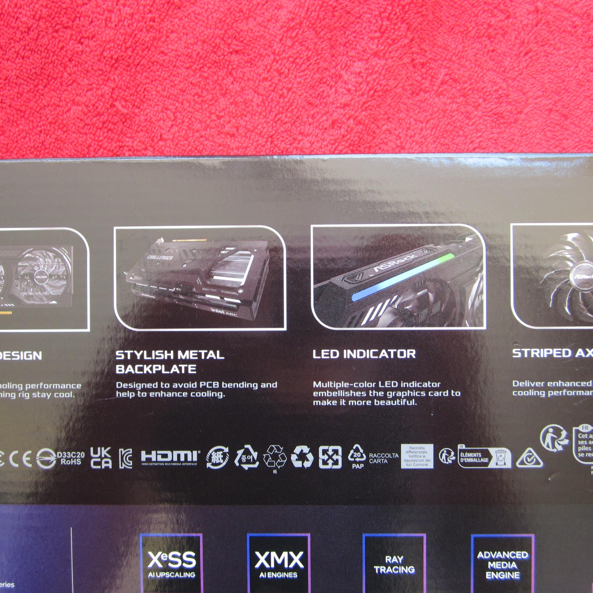 New! ASRock Intel ARC B570 10GB GDDR6 Graphics Card