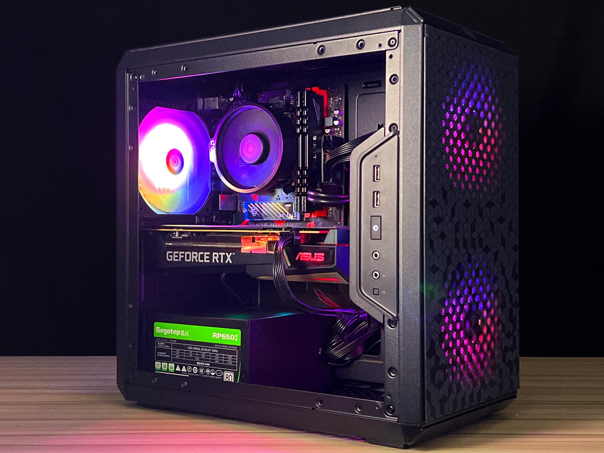 🔥 Sleek Gaming PC RTX 3060 Ti, Ryzen 2700x, 16gb, 1tb NVME Jawa