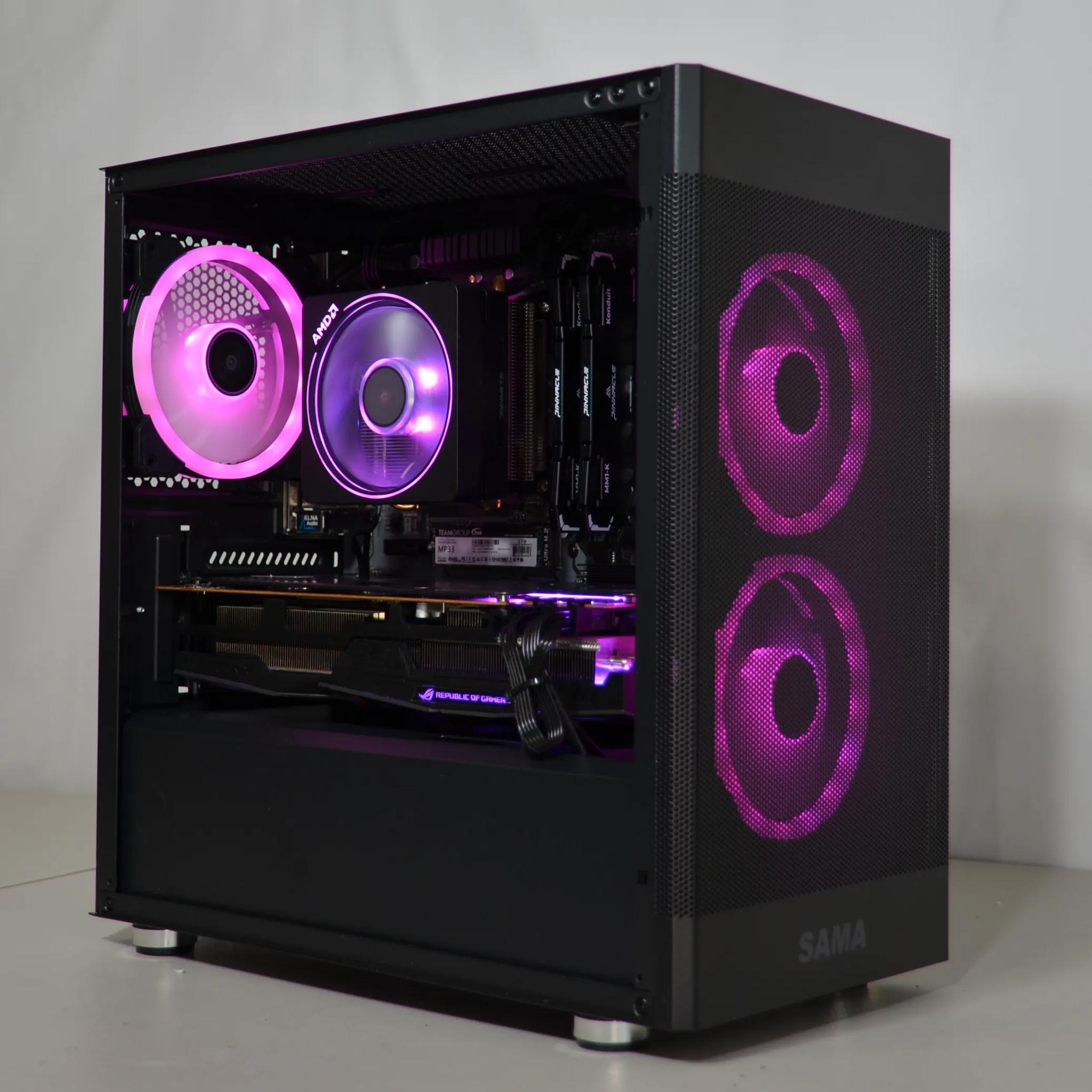 🌑Dark Knight - V2⚔️ | RX 5700 XT | Ryzen 5 3600 | 1tb Storage| 16gb Ram